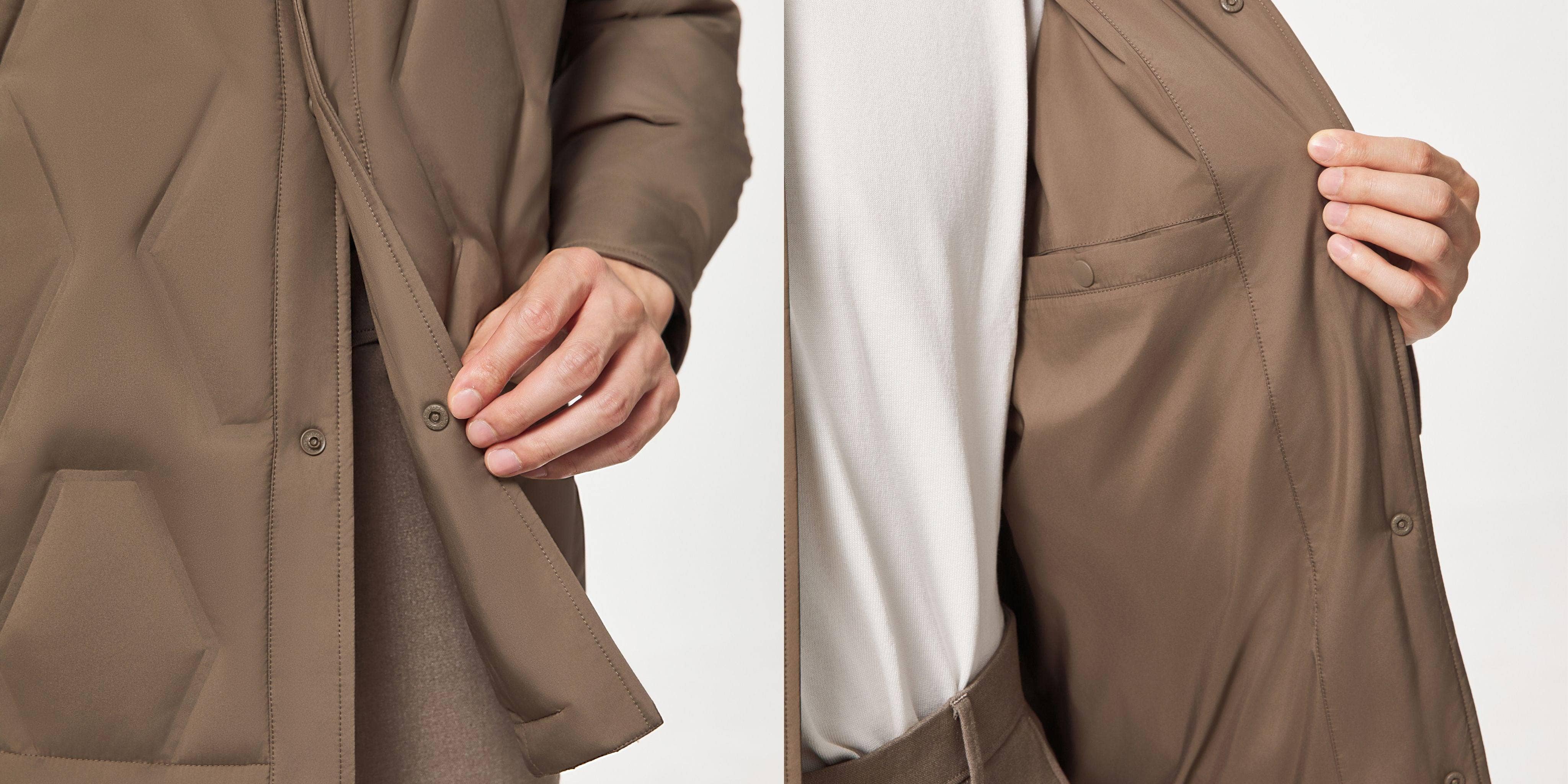 Men's Shirt Collar Down Jacket 5319 Details