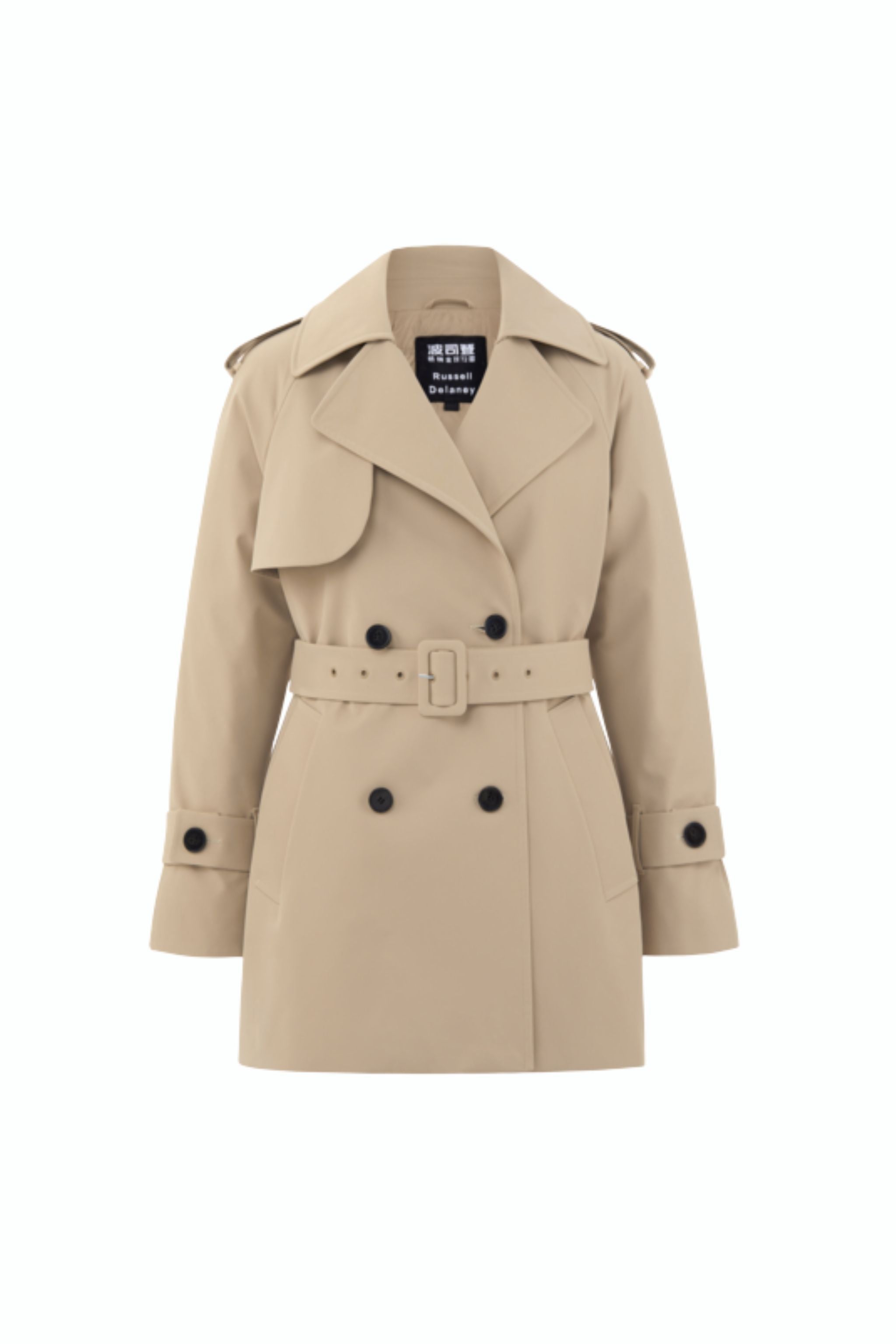 Women’s Double Breasted Short Trench