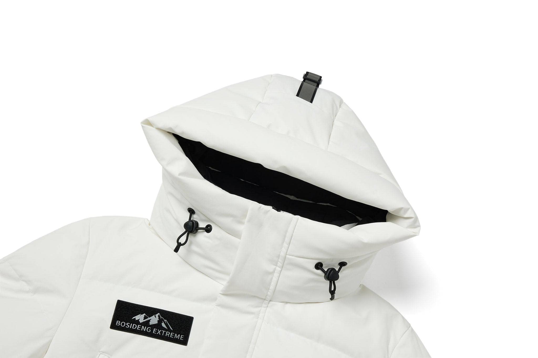 Light Extreme Neutral Long Parka Details