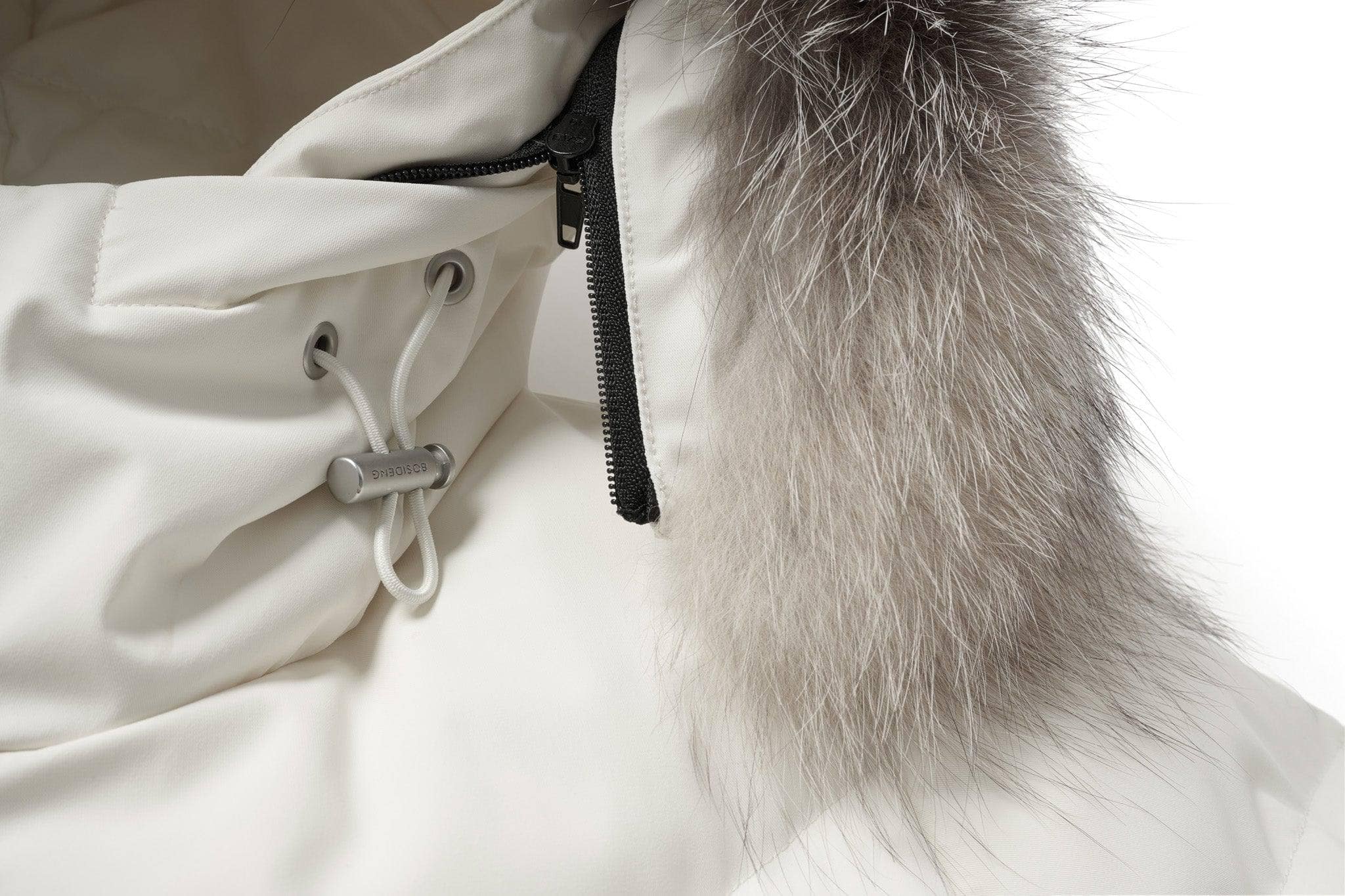 Premium Business Women's Goose Down Jacket With Hood Details