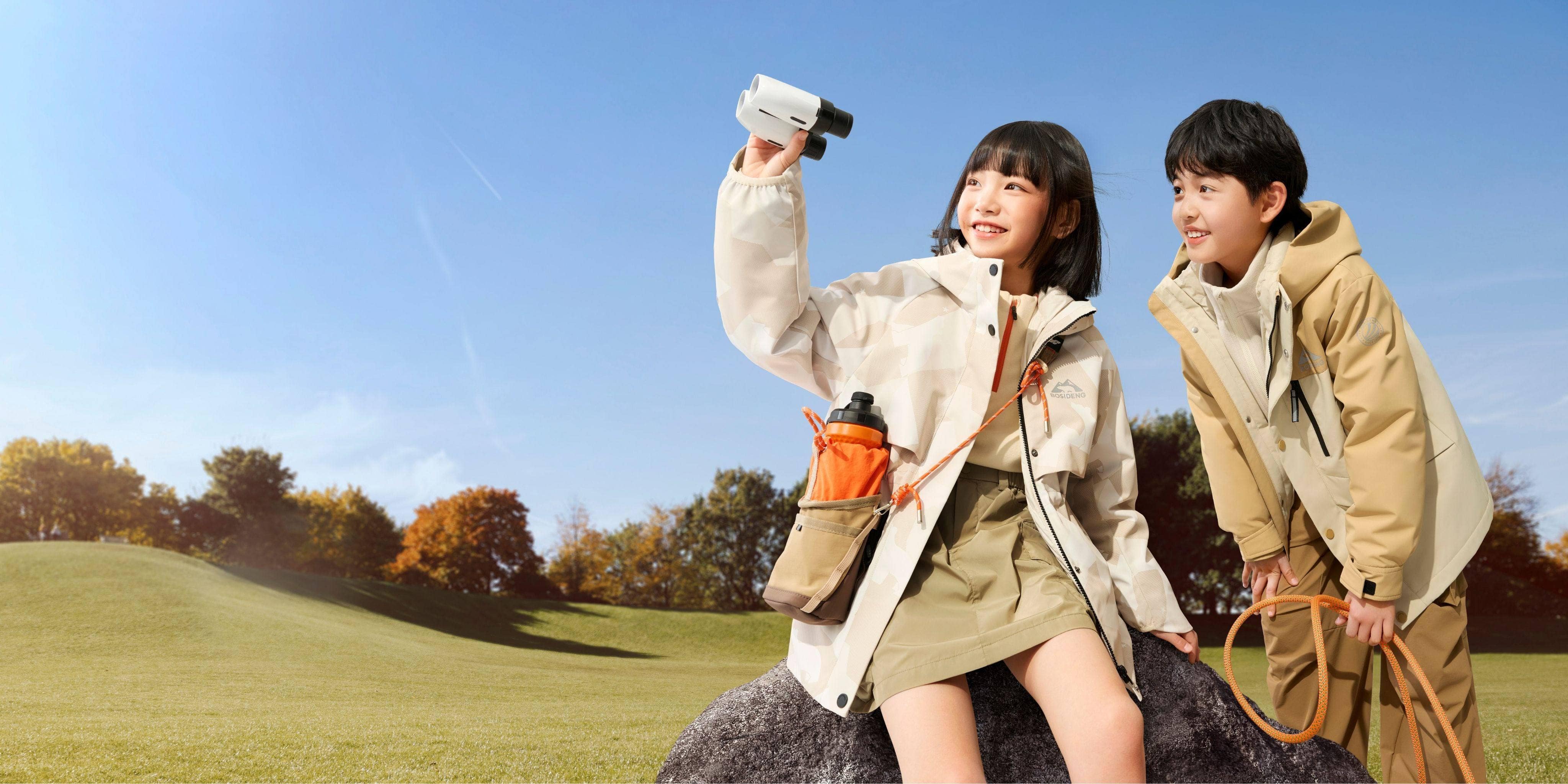 Kid's 3-in-1 All Weather Down Jacket With Hood 1342