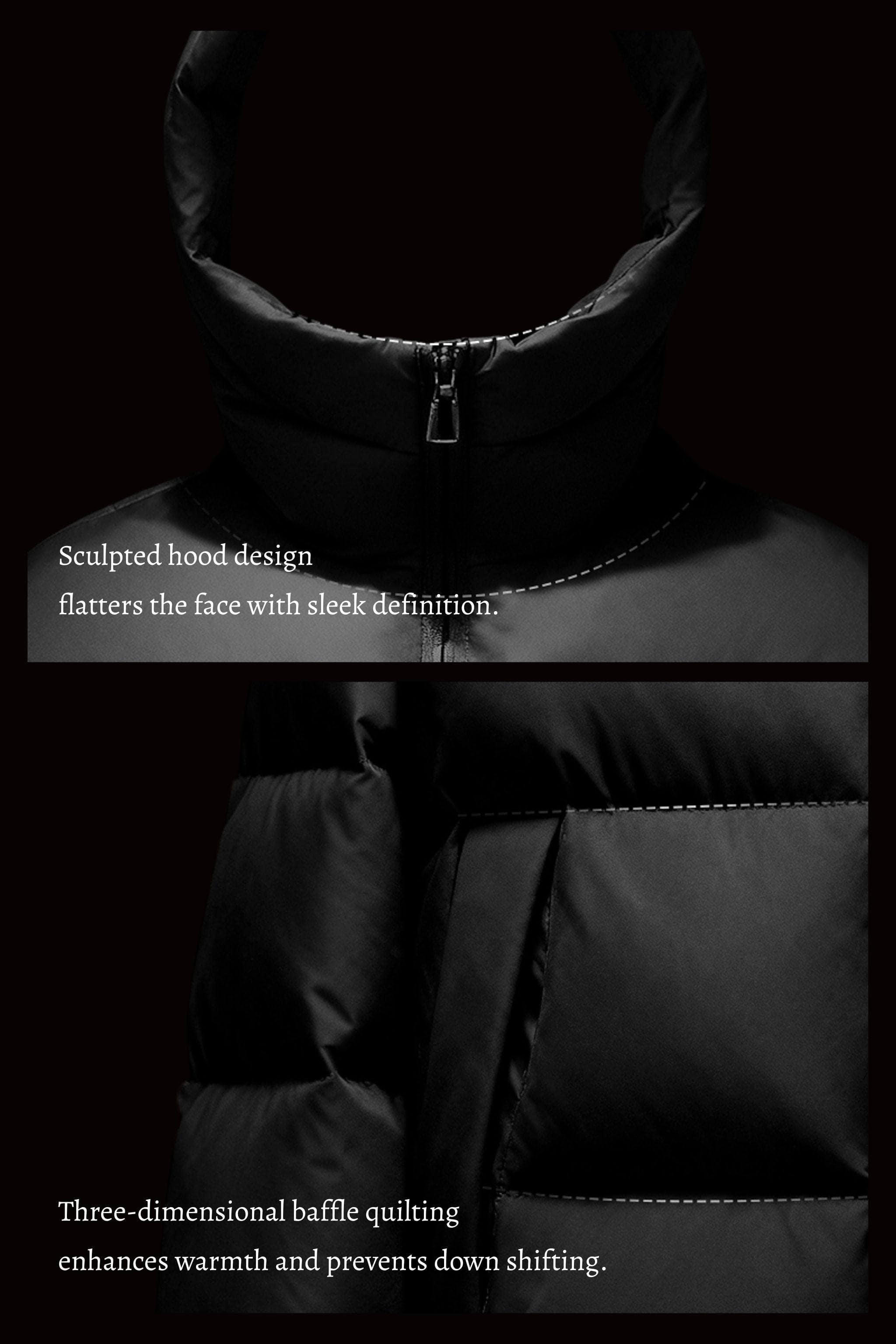 BOSIDENG AREAL Men's Goose Down Puffer With Hood 915 — piece combines modern structure with everyday functionality — view 4; wind-resistant