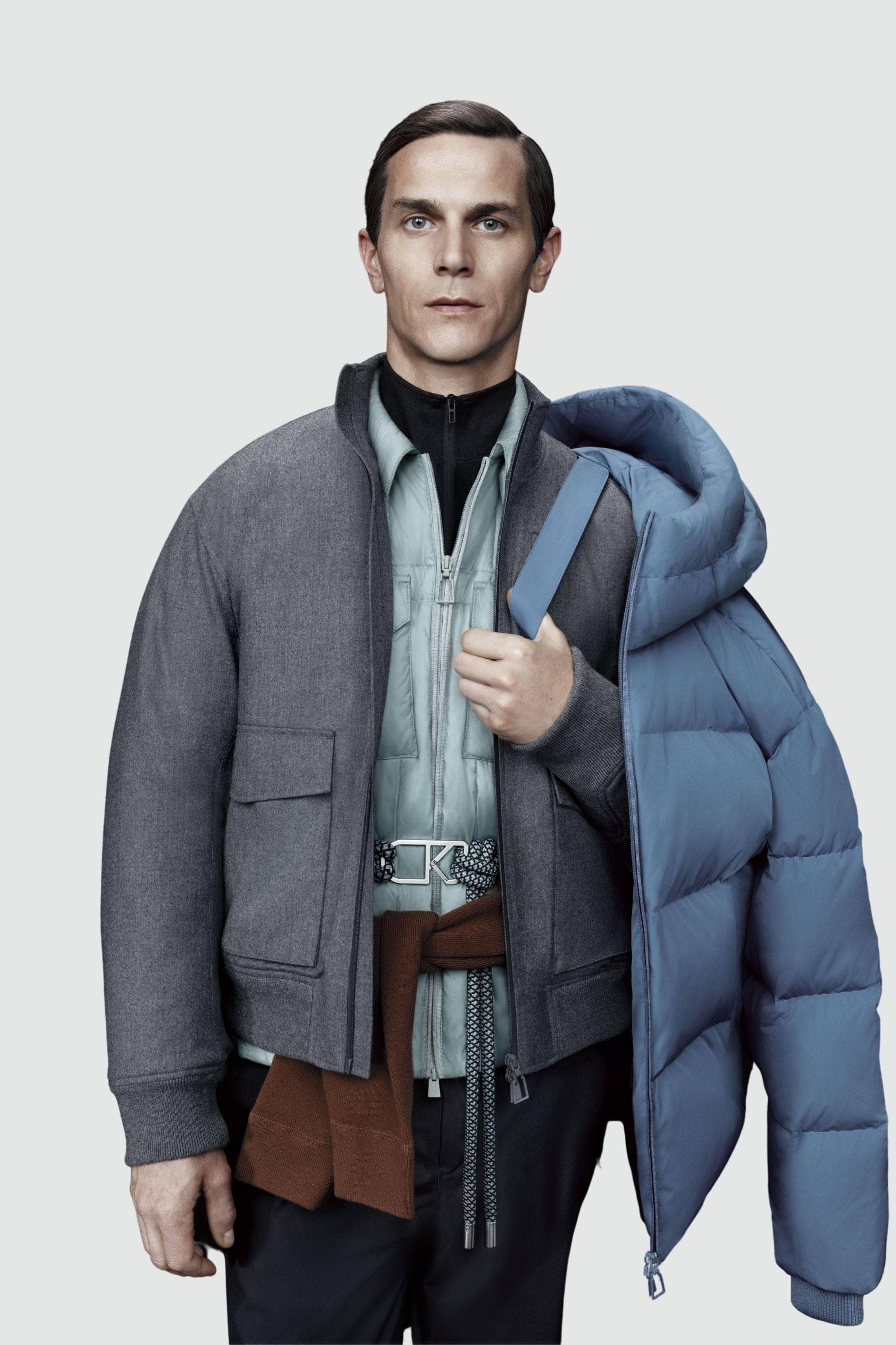 AREAL AREAL Men's Goose Down Shacket 913 - B250134913Y Jacket