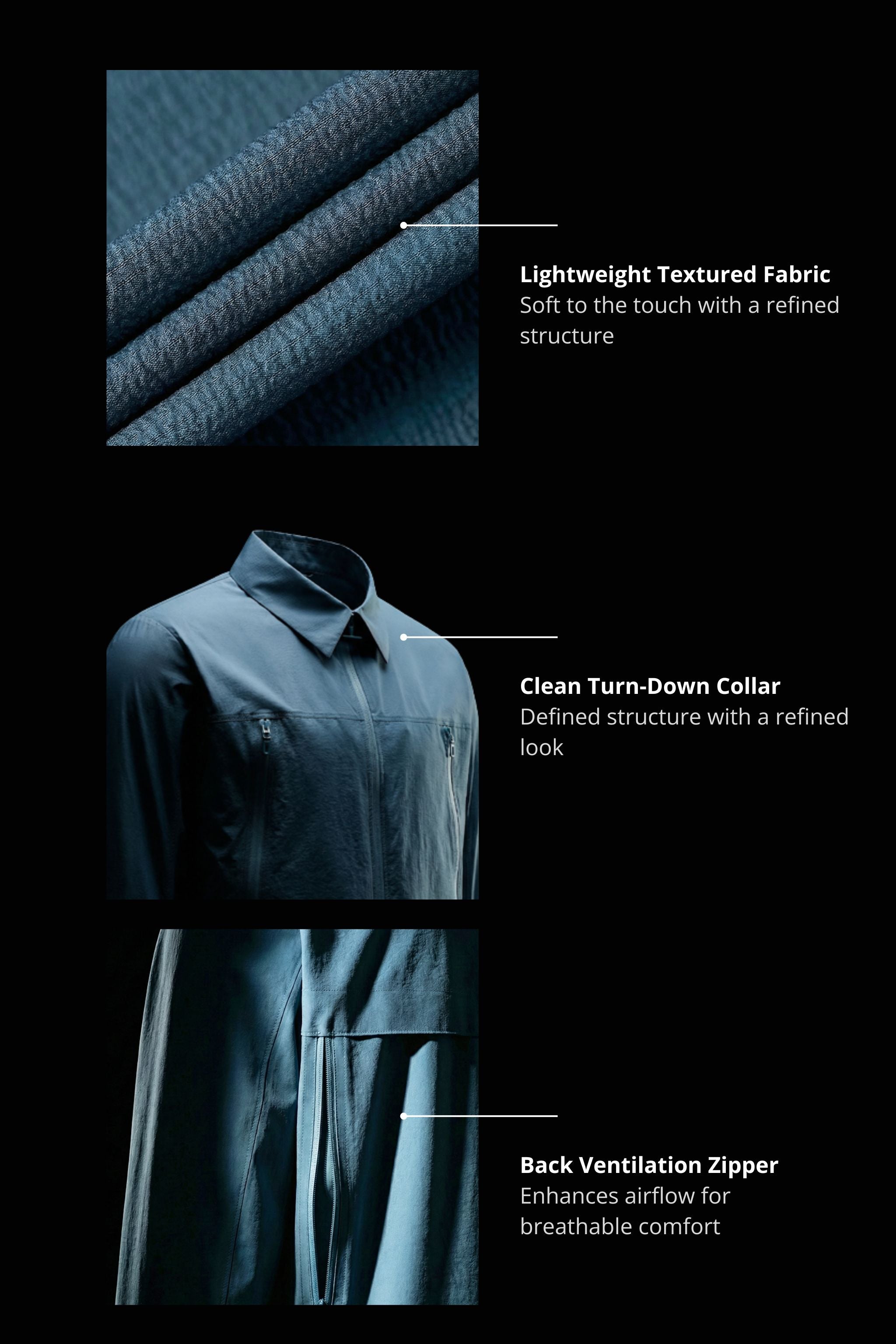 AREAL AREAL Men's Lapel Collar Jacket 943 Jacket