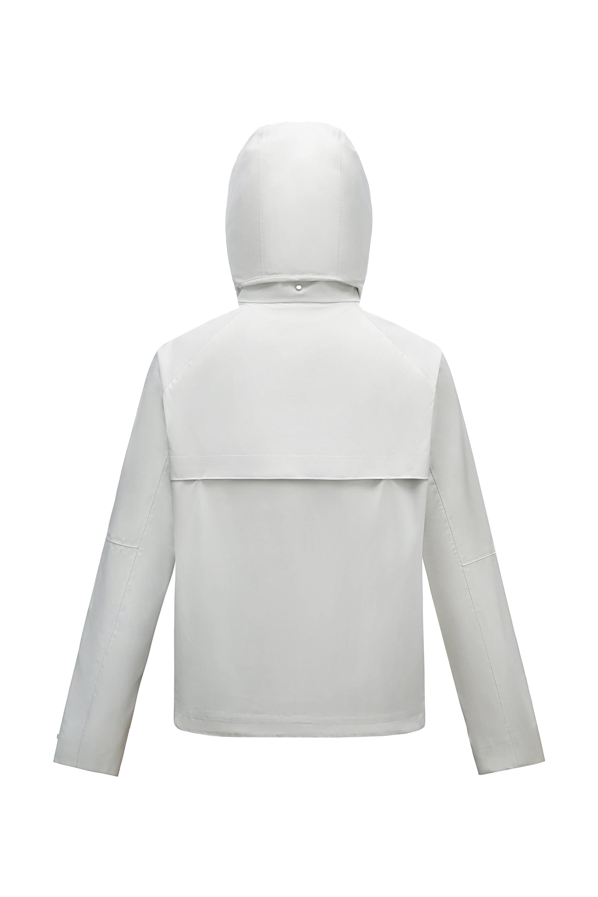 BOSIDENG AREAL Women's Lapel Collar Cropped Jacket 968 — women's cropped jacket features a structured and adaptable — view 7; water-resistant, windproof — Kim Jones