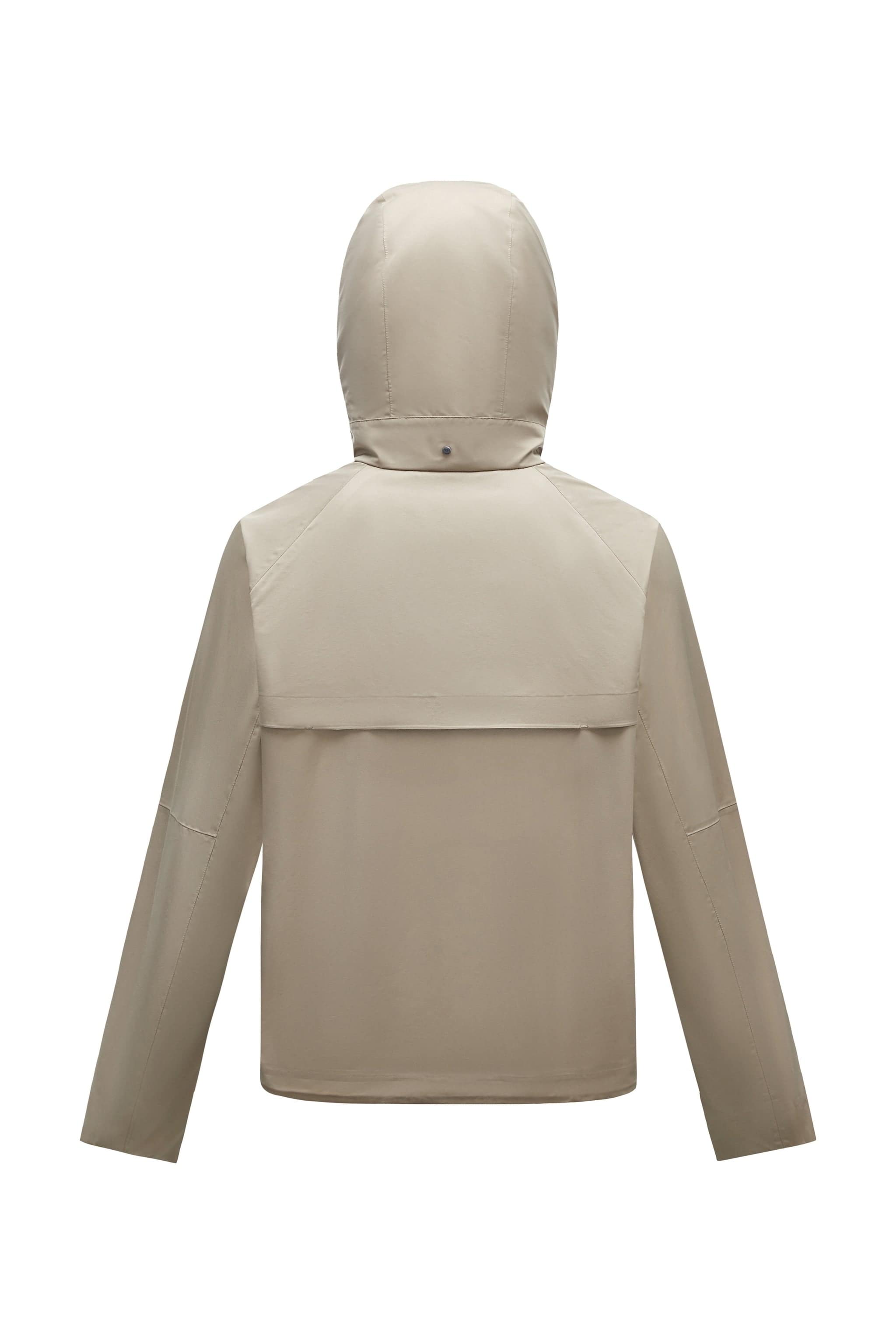 BOSIDENG AREAL Women's Lapel Collar Cropped Jacket 968 — women's cropped jacket features a structured and adaptable; water-resistant, windproof — Kim Jones