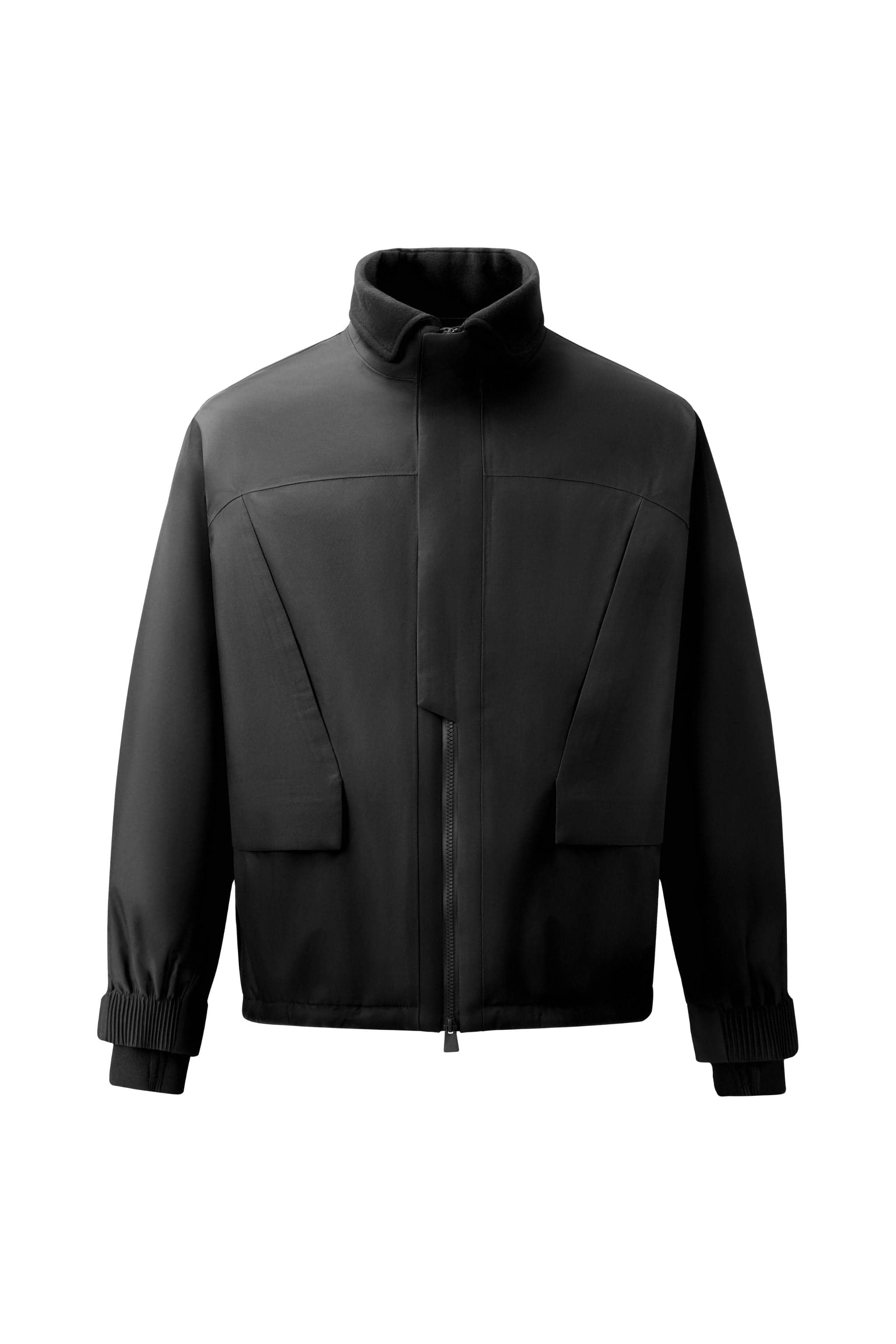 AREAL AREAL Men's Stand Collar Goose Down Jacket 905 - B250134905Y Jacket Black / XS