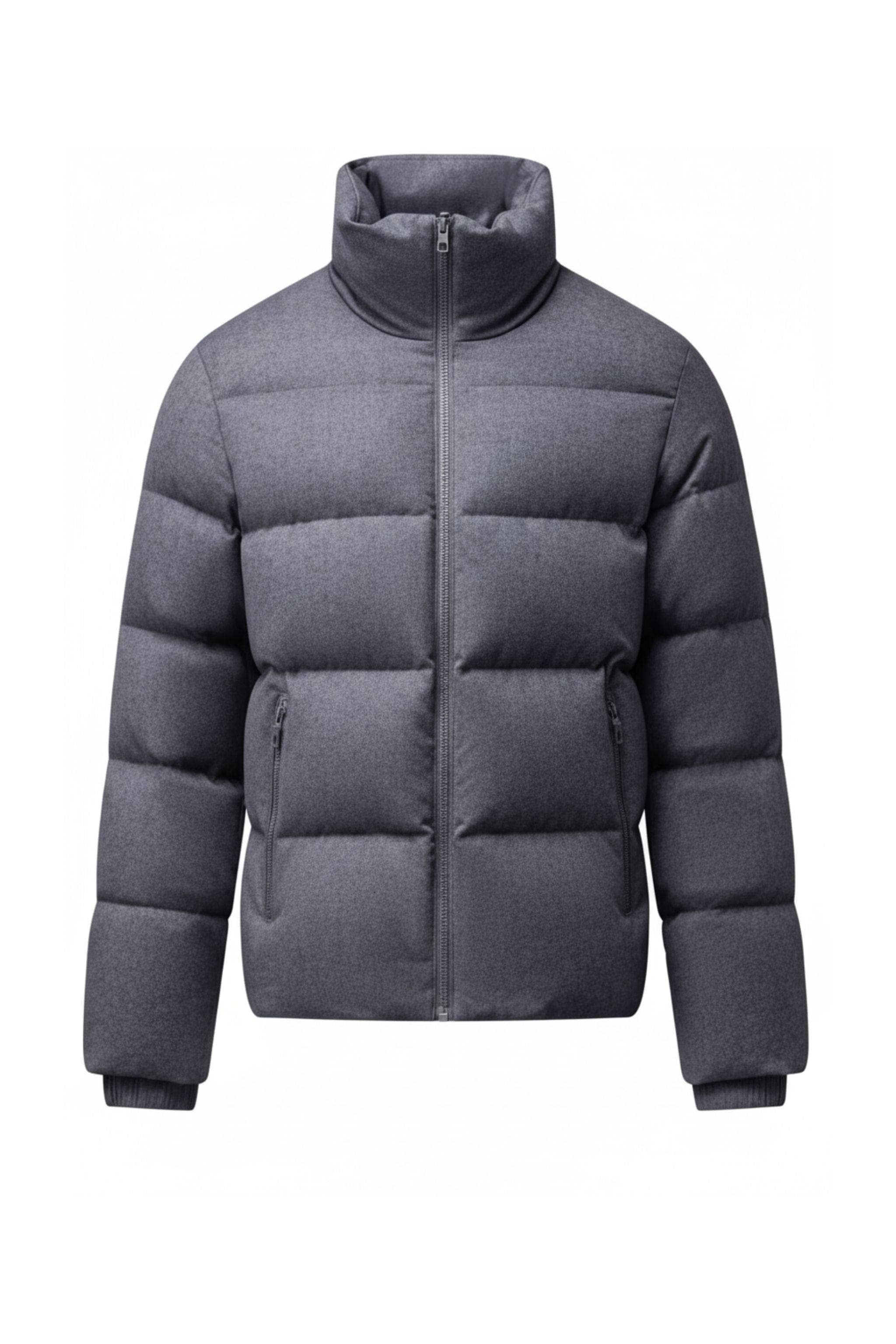 AREAL AREAL Men's Short Goose Down Jacket 919 - B250244919Y Jacket Floral Grey / XS