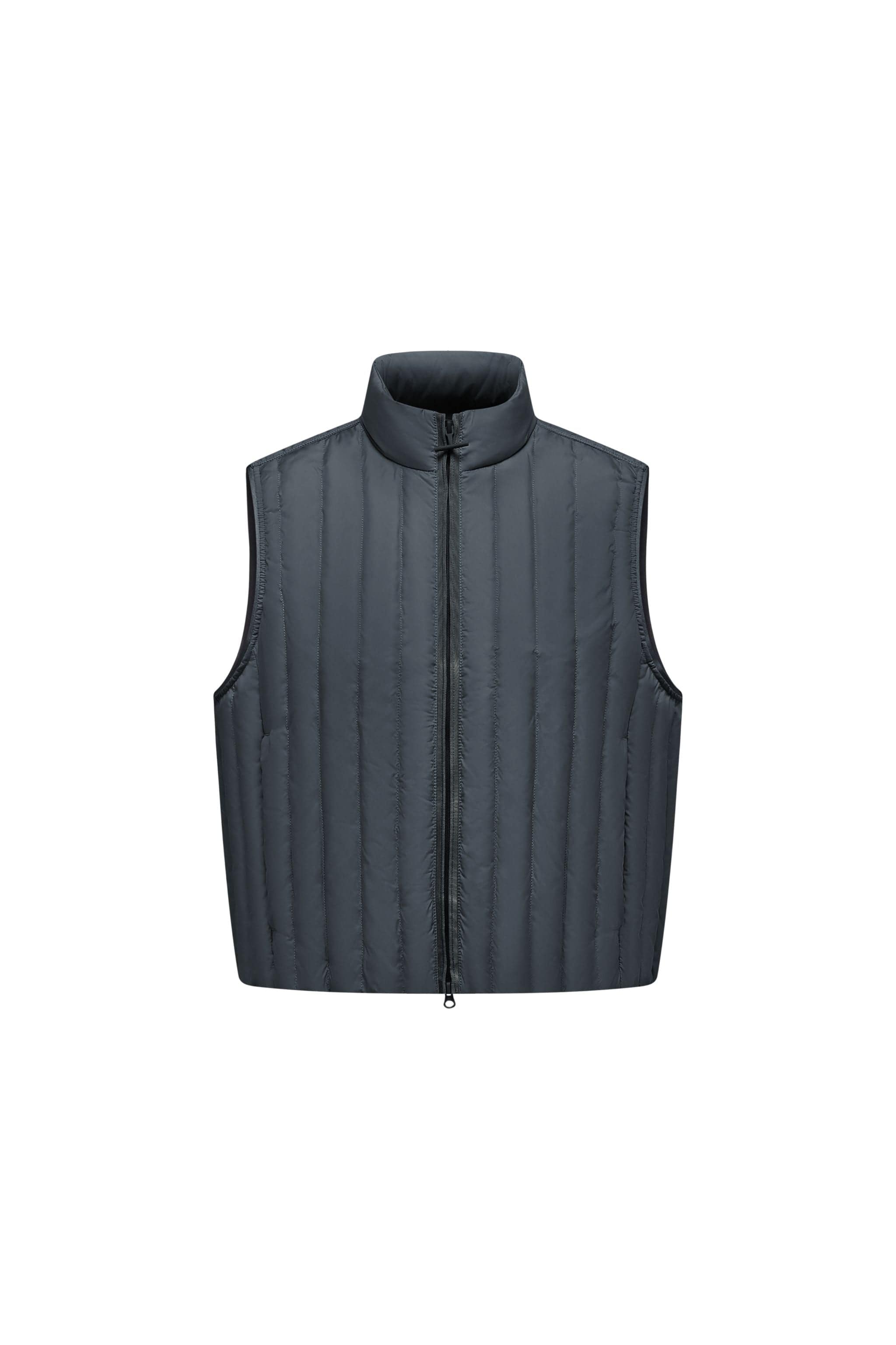AREAL Women's Goose Down Gilet 962 — gilet is ideal for fluid movement, offering lightweight protection and breathable comfort in Indigo Black, sizes 4–14