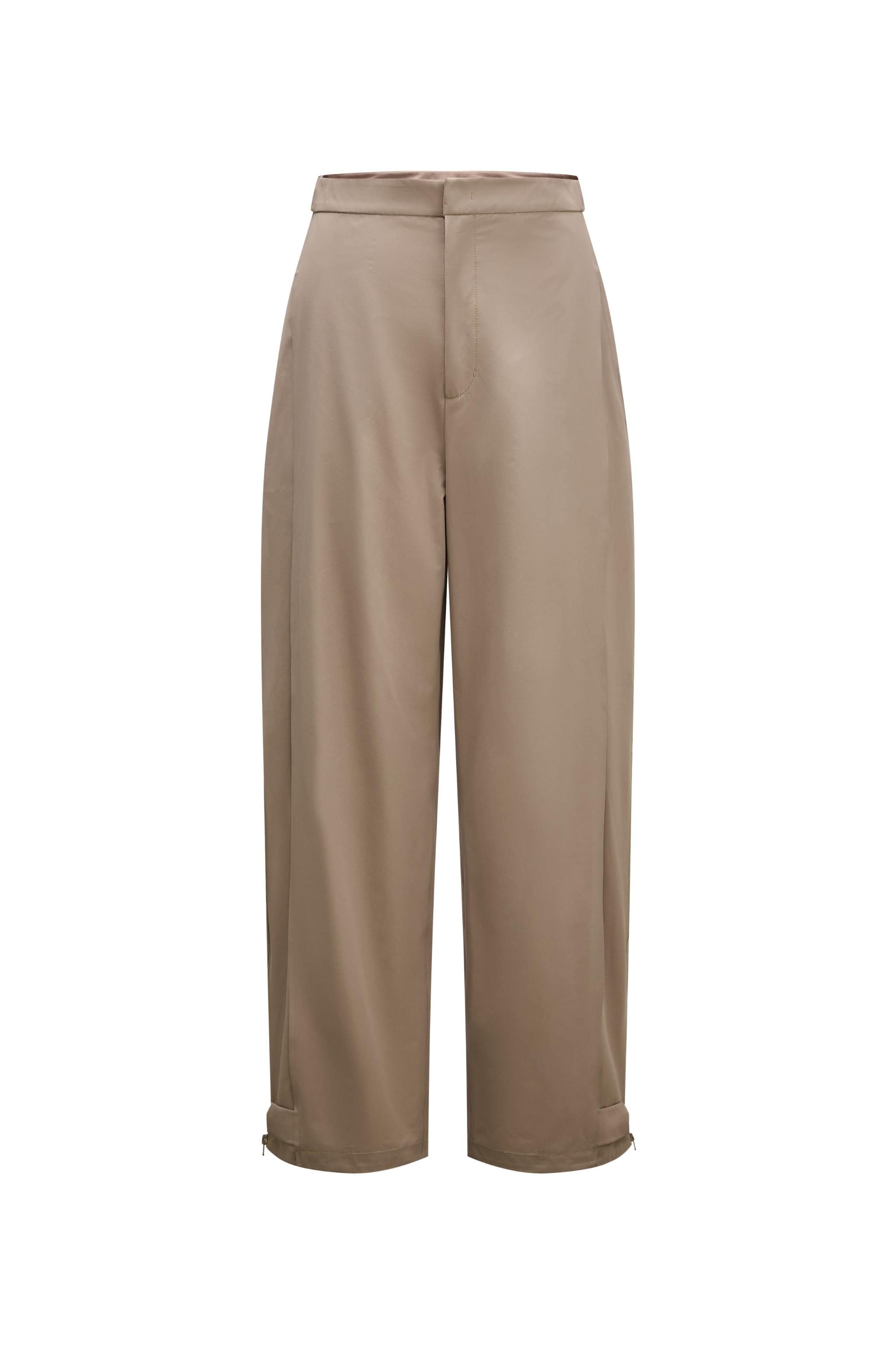 BOSIDENG AREAL Women's Trousers 986 — Trousers For Women Are Right On-Trend While Offering Outstanding Comfort in Light Wheat Brown, size 8 — Kim Jones