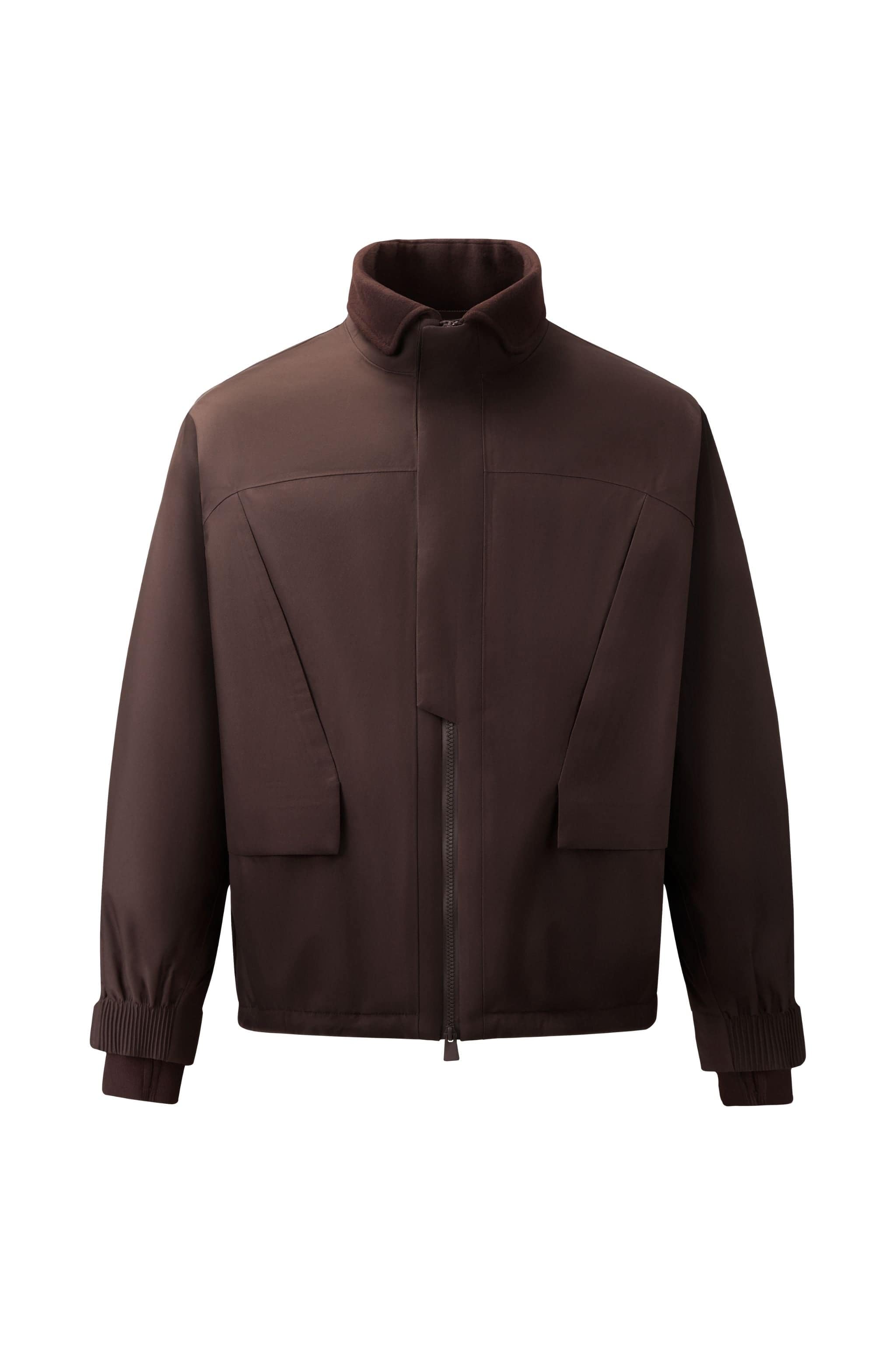 AREAL AREAL Men's Stand Collar Goose Down Jacket 905 - B250134905Y Jacket Pine Coffee / XS