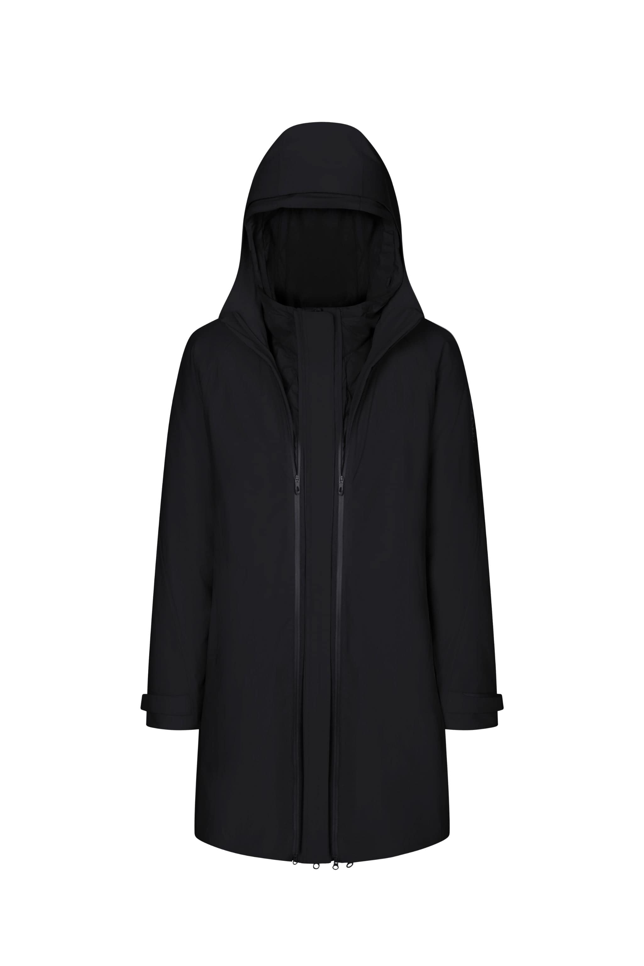 BOSIDENG 2022 Mid-Length Goose Down Jacket 4 / Black