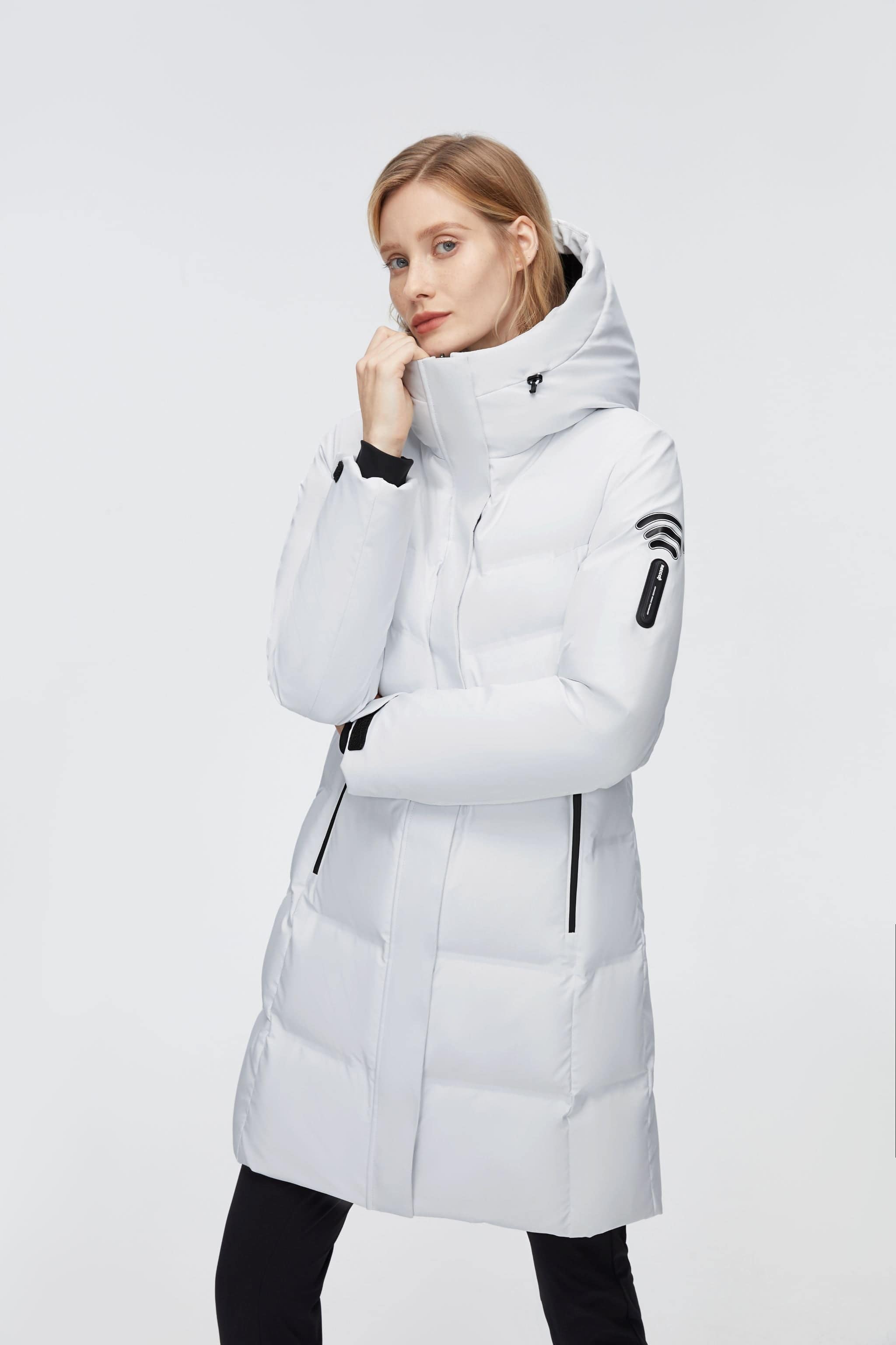 BOSIDENG 2022 GORE-TEX® Tailored Goose Down Parka 6 / Pearl White