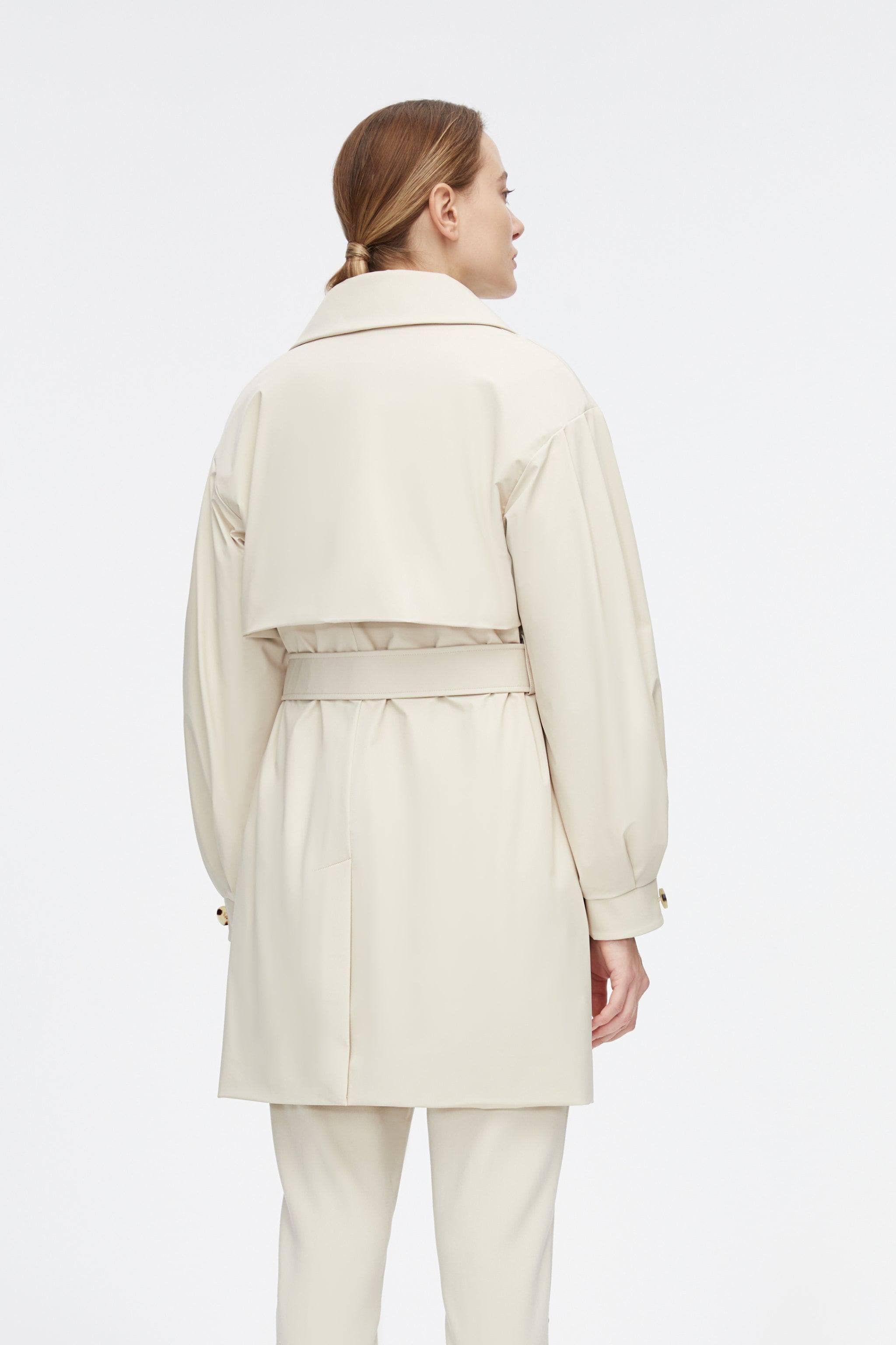 BOSIDENG 2022 Dropped Shoulder Detachable Goose Down Trench Coat Jacket