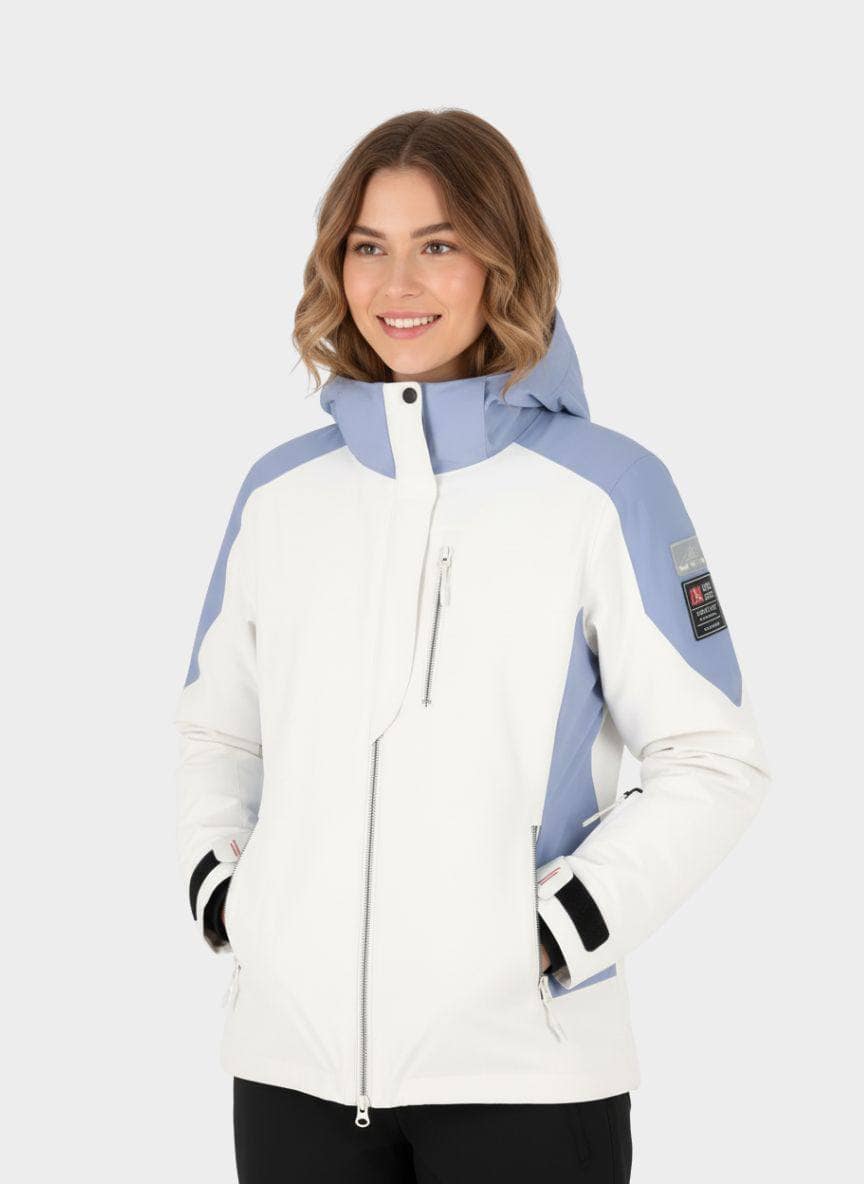 BOSIDENG 2022 Short Hooded Goose Down Ski Jacket Fresh Purple / 8