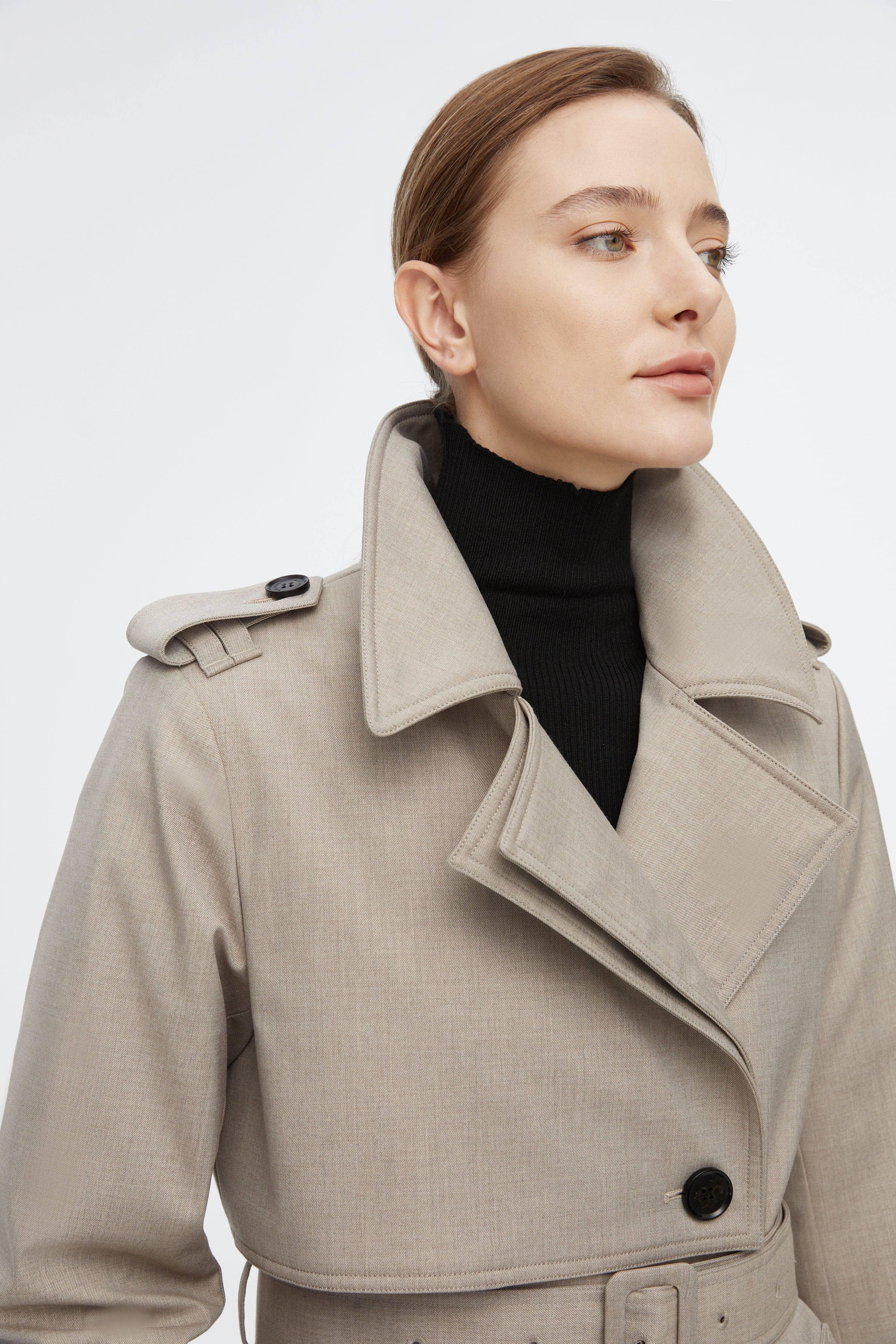 BOSIDENG 2022 Full Length Detachable Goose Down Trench Coat Jacket