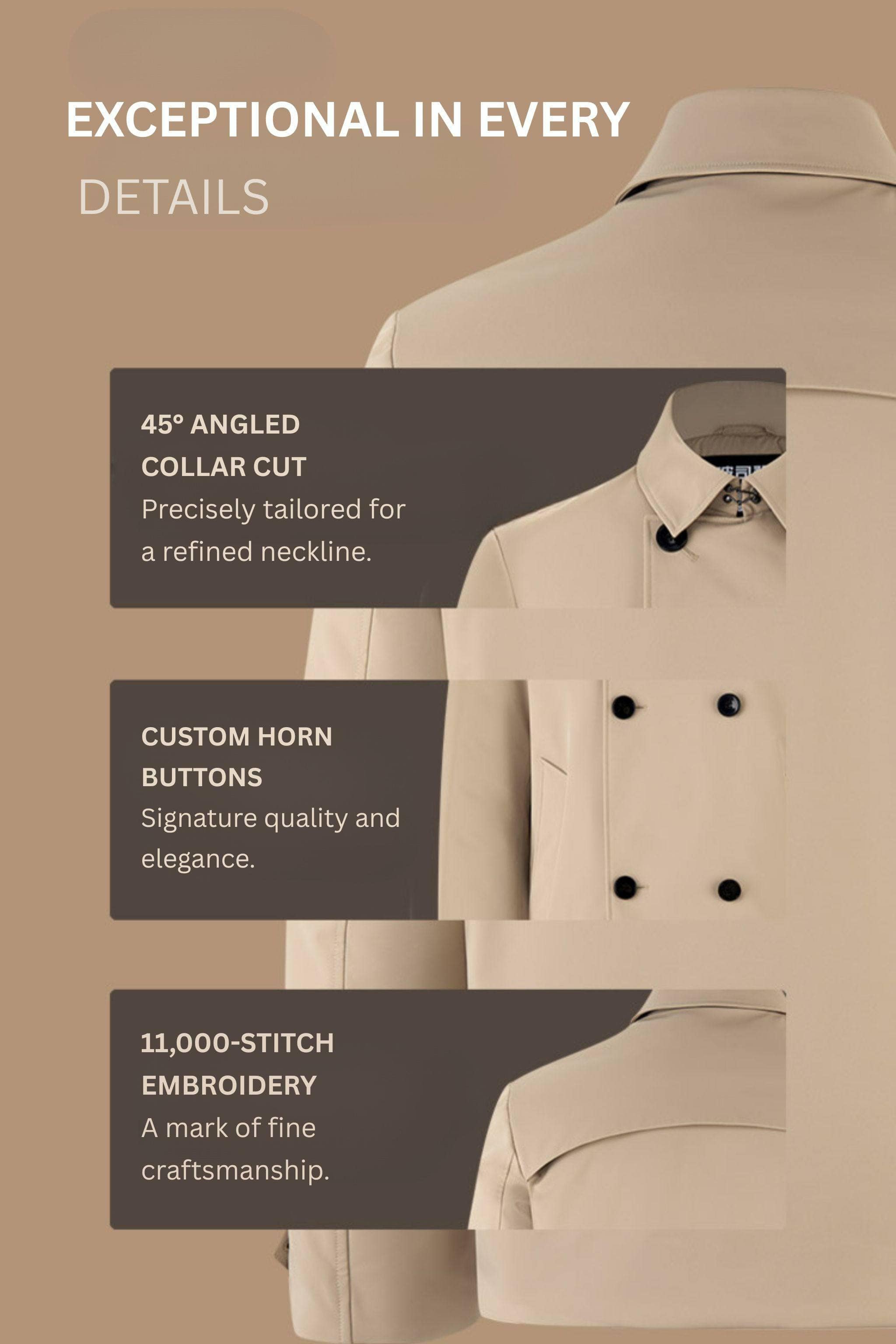 BOSIDENG 2022 Men’s Double Breasted Trench Jacket