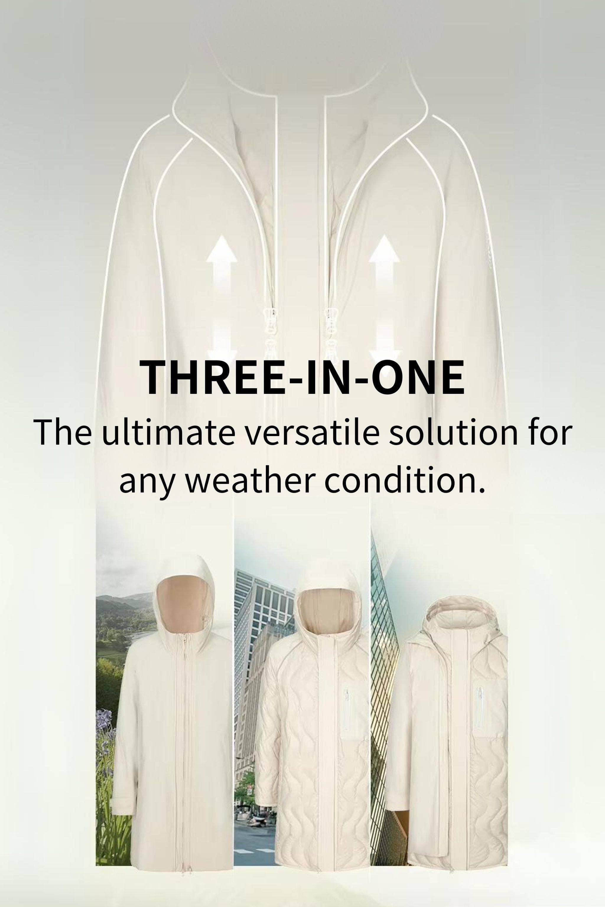 BOSIDENG 2022 Mid-Length Goose Down Jacket