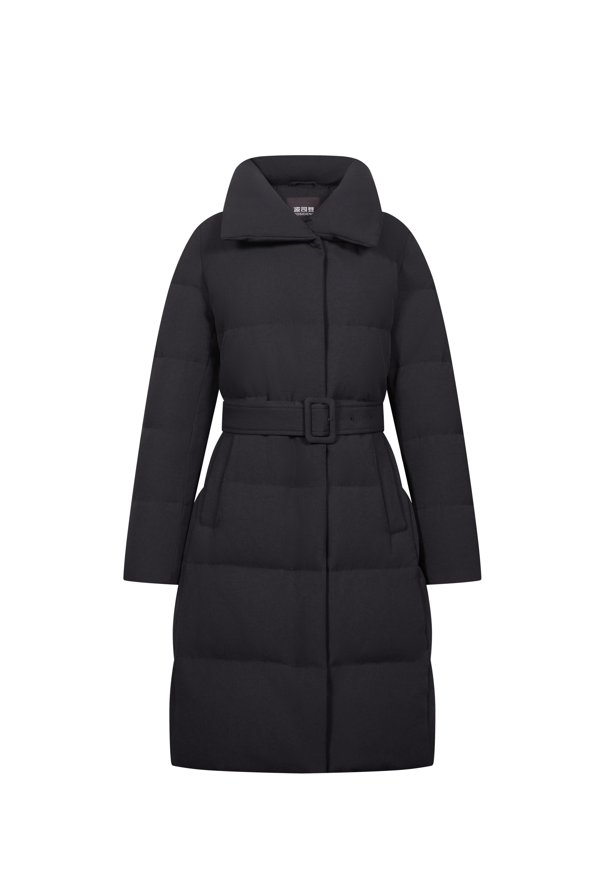 Mid-length Goose Down Jacket With Lapel — Luxuriate in premium warmth with our 700+ fill power goose down — view 9