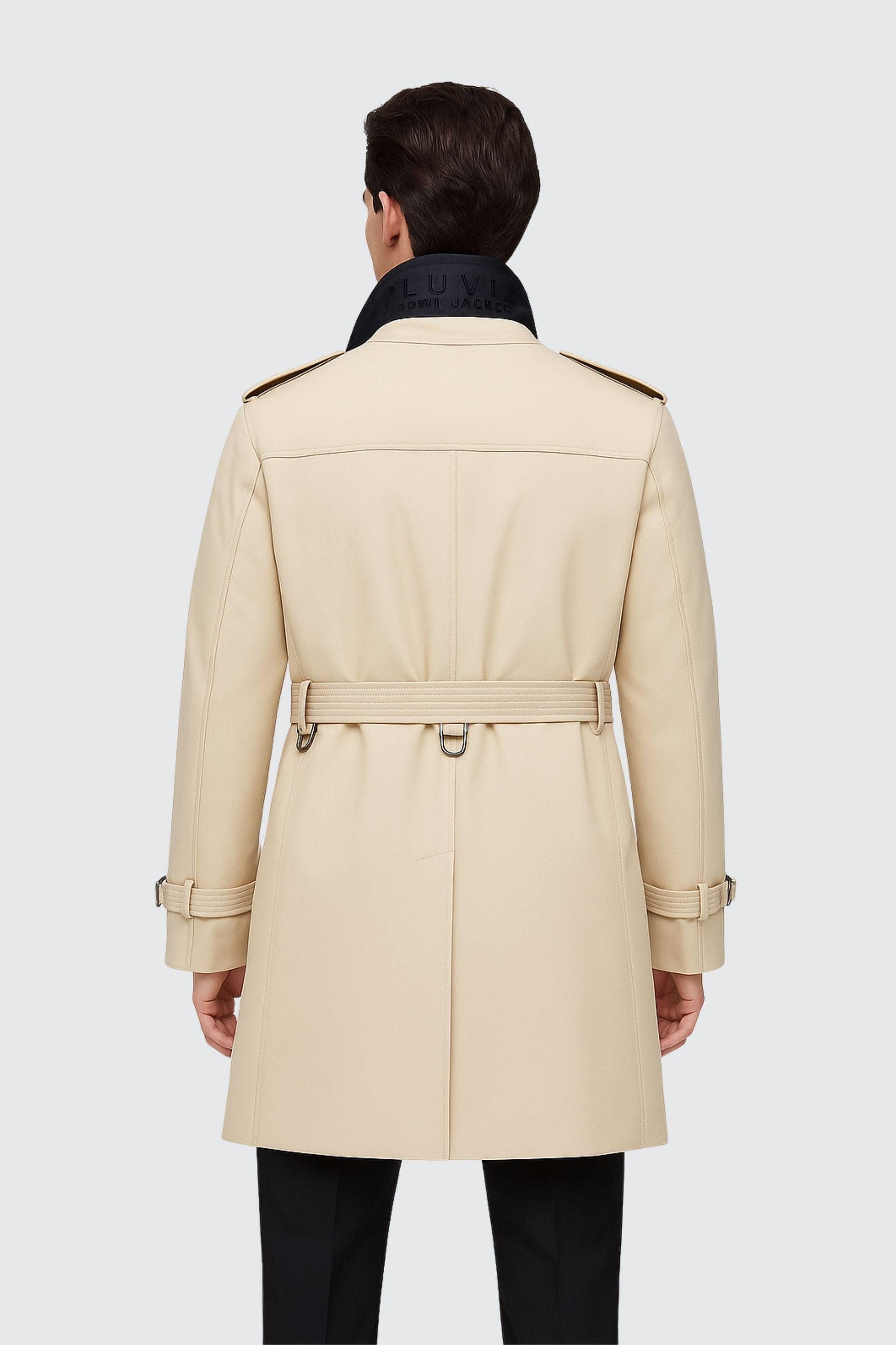 BOSIDENG 2022 Mid-Length Goose Down Trench Jacket