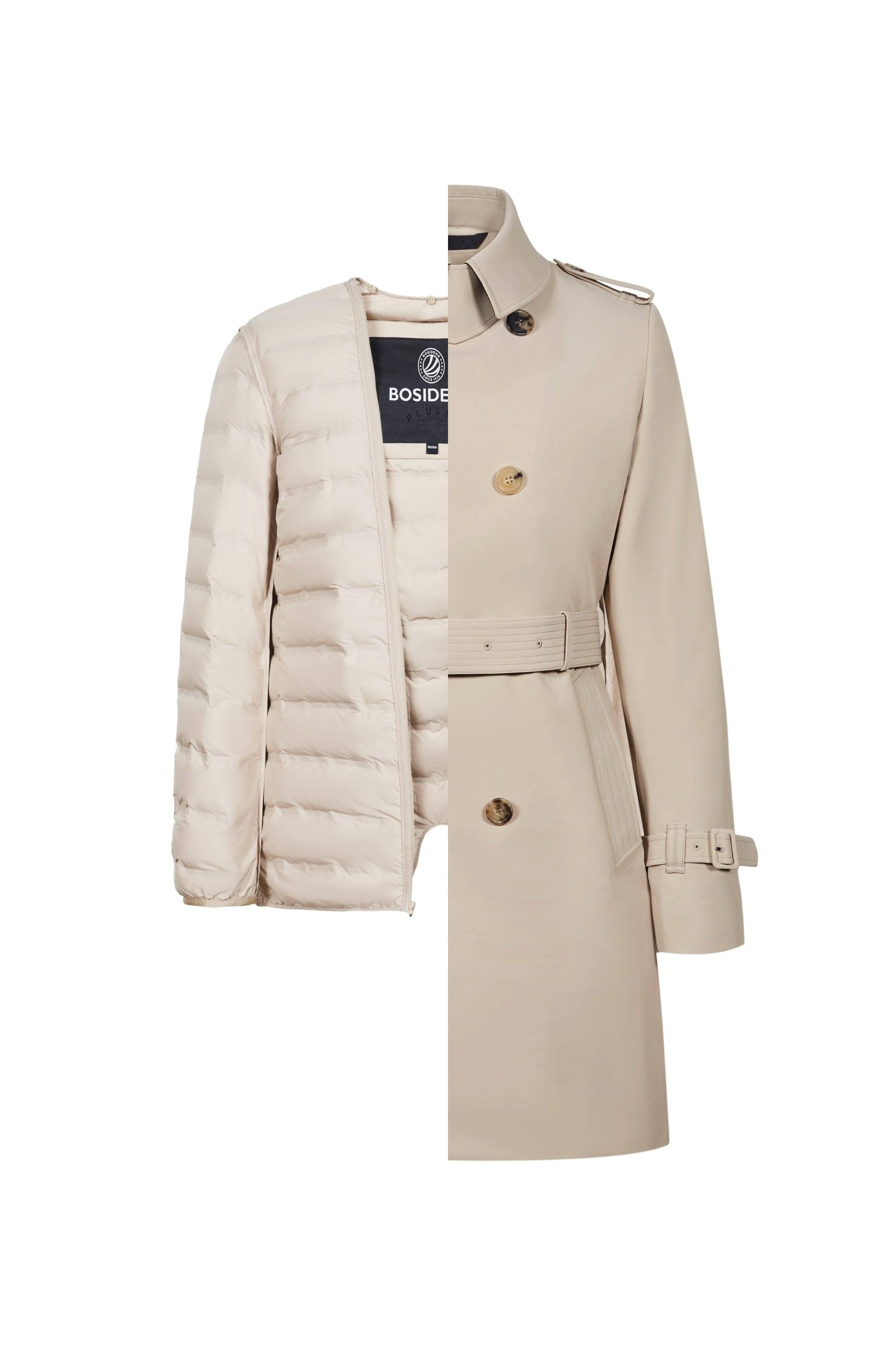 BOSIDENG 2022 Mid-Length Goose Down Trench Jacket