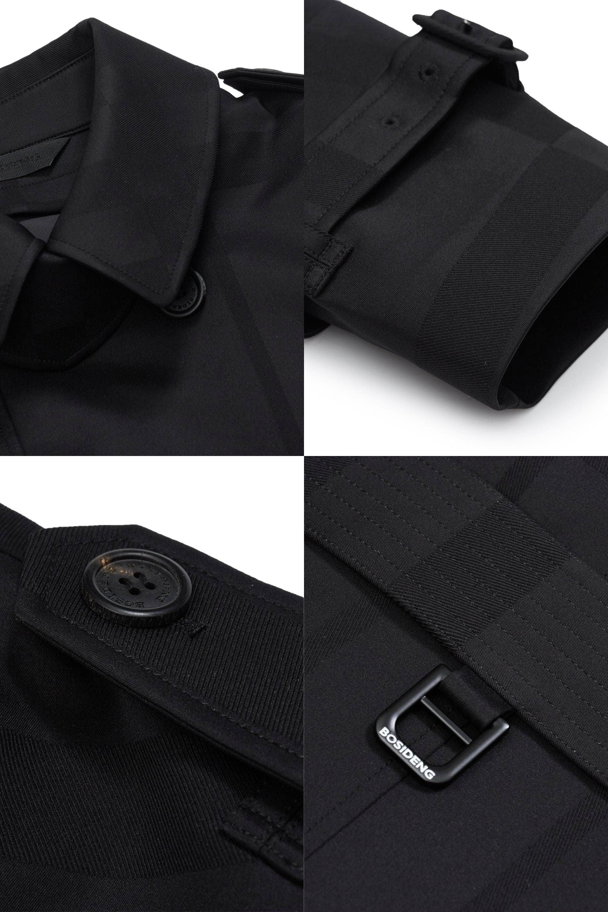 BOSIDENG 2022 Mid-Length Goose Down Trench Jacket