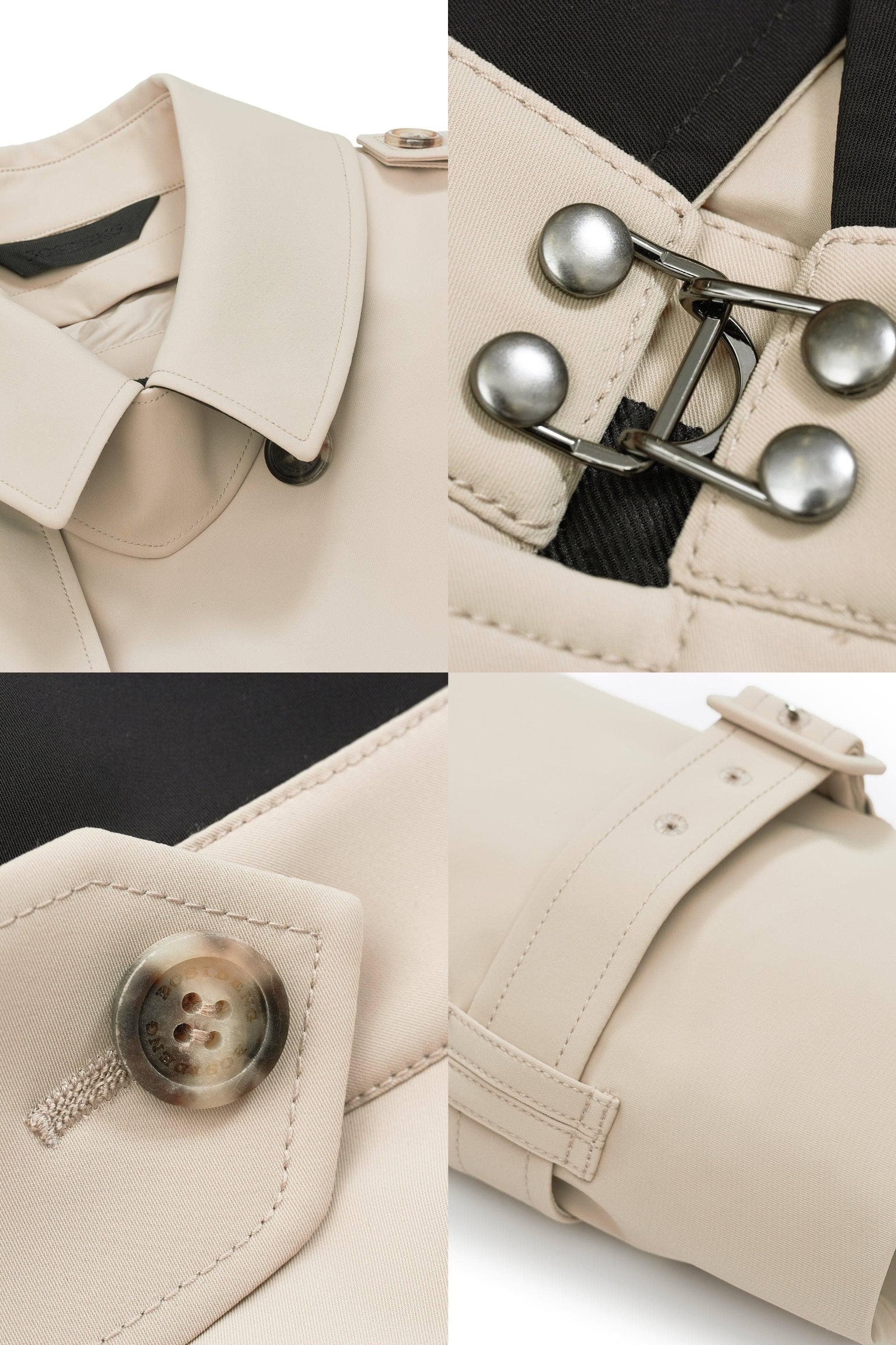 BOSIDENG 2022 Mid-Length Goose Down Trench Jacket