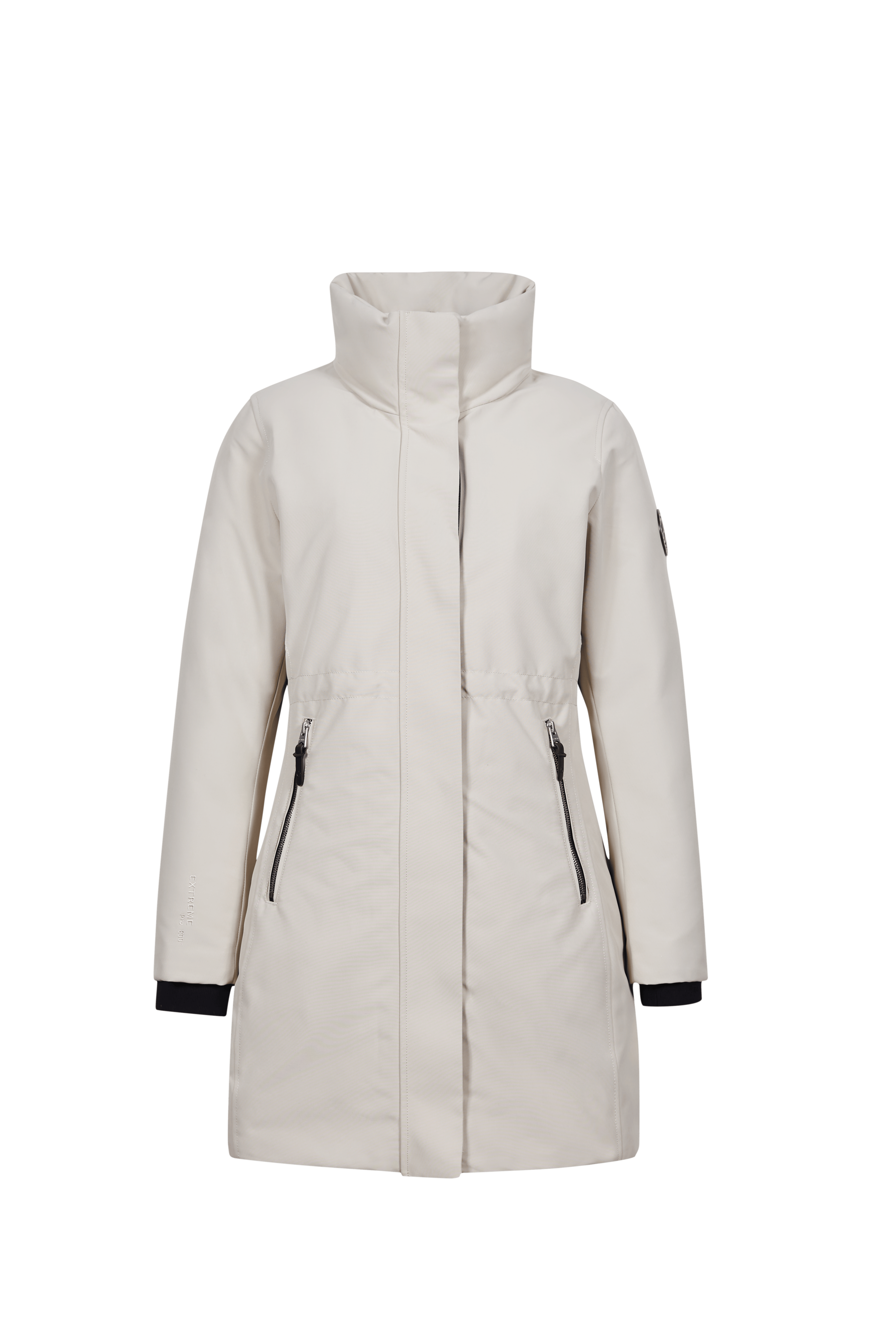 Mid-Length Goose Down Trench With Fur — Discover the Goose Down Jacket trench, designed to withstand temperatures — view 14; windproof