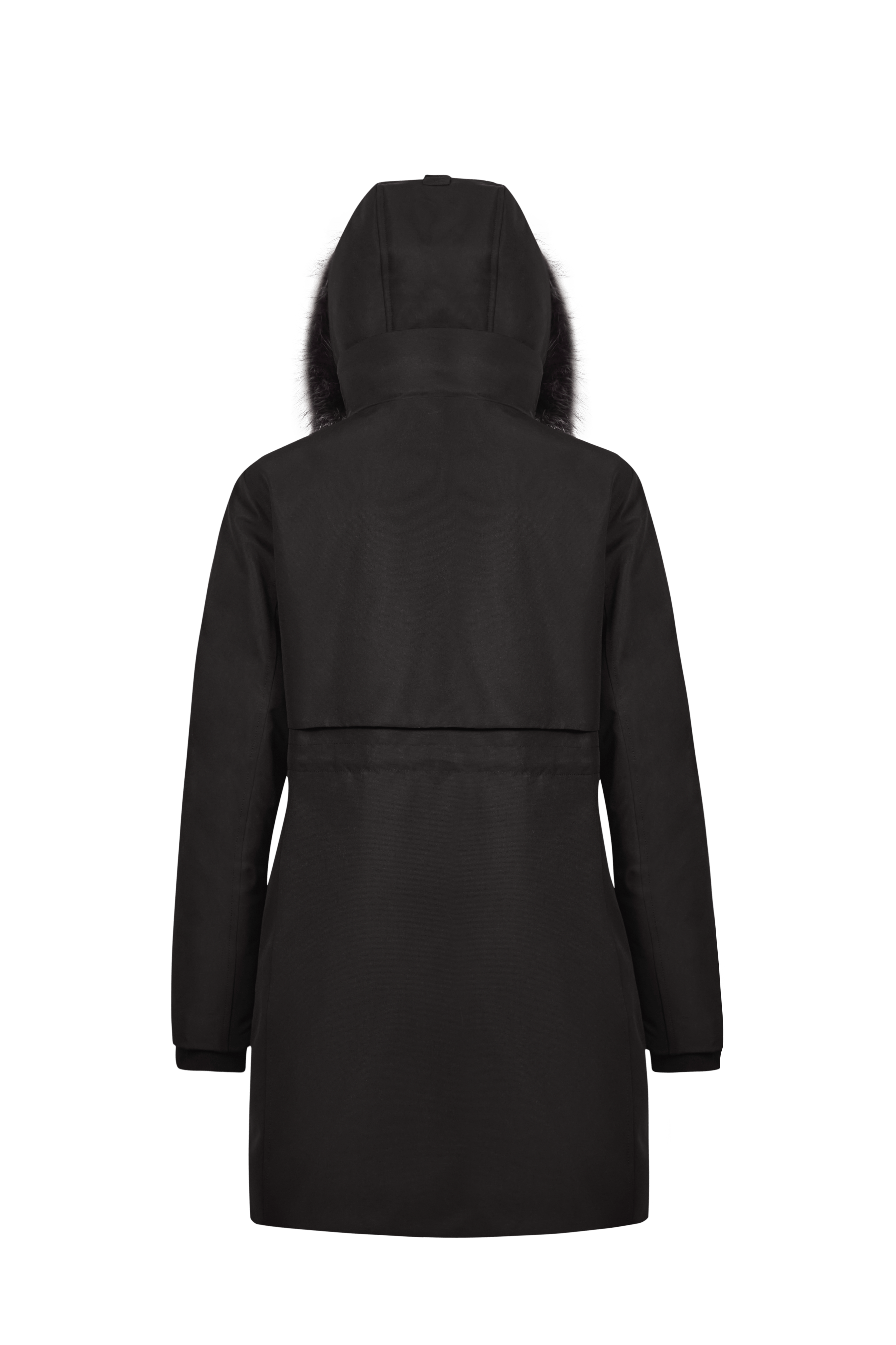 BOSIDENG 2022 Mid-Length Goose Down Trench With Fur Jacket