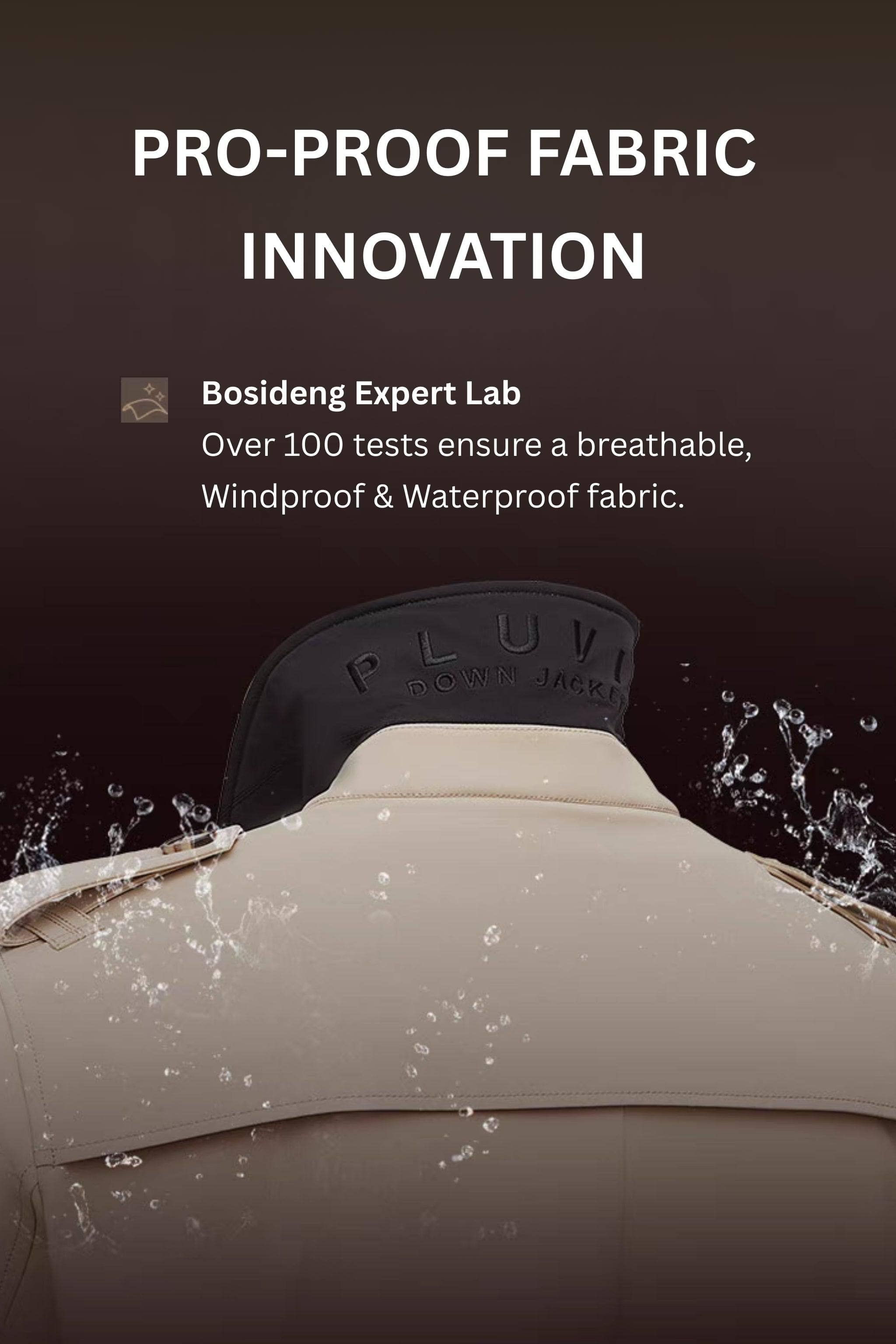 BOSIDENG 2022 Premium Men's Goose Down Full Length Trench Jacket