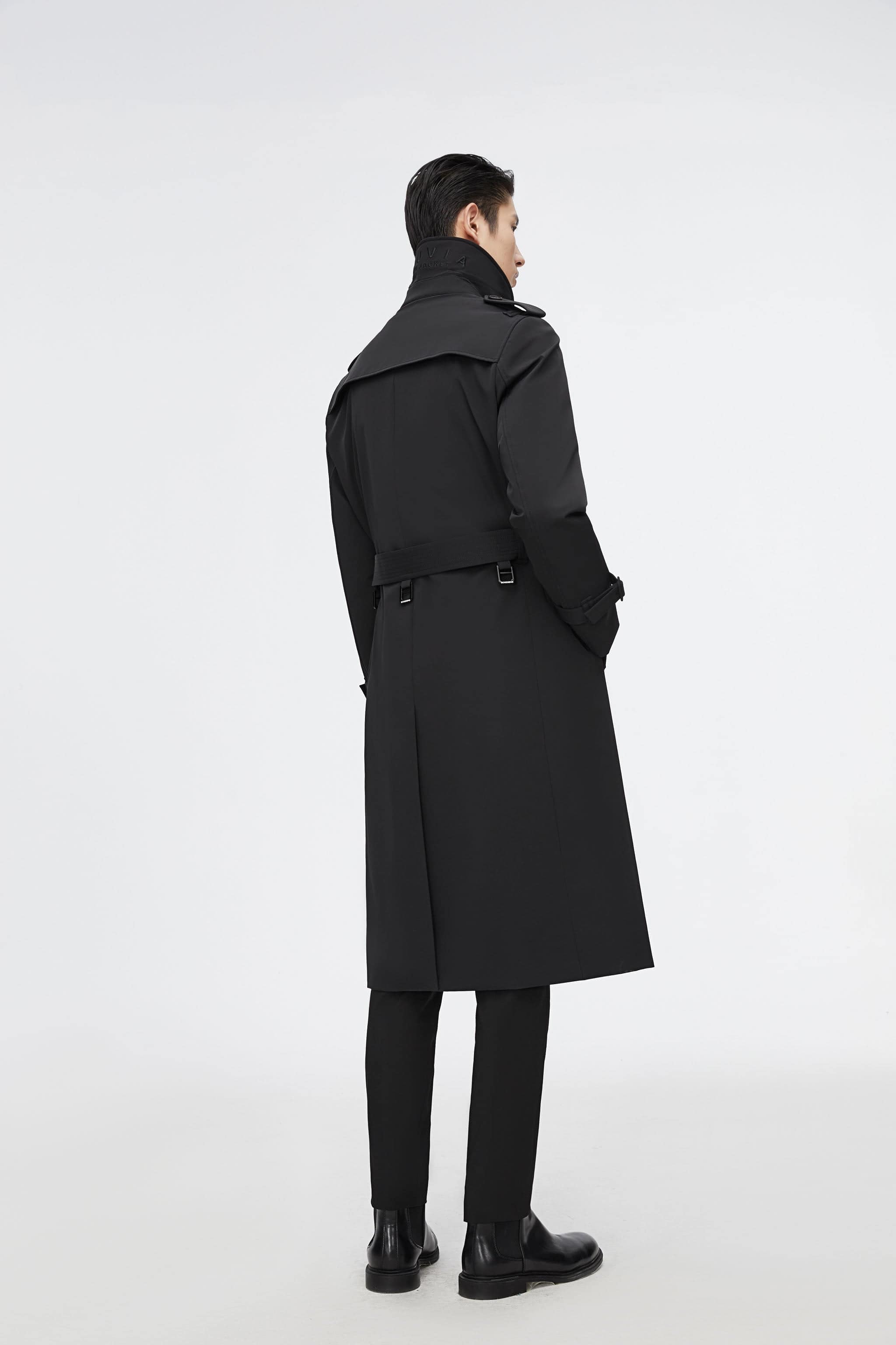 BOSIDENG 2022 Premium Men's Goose Down Full Length Trench Jacket