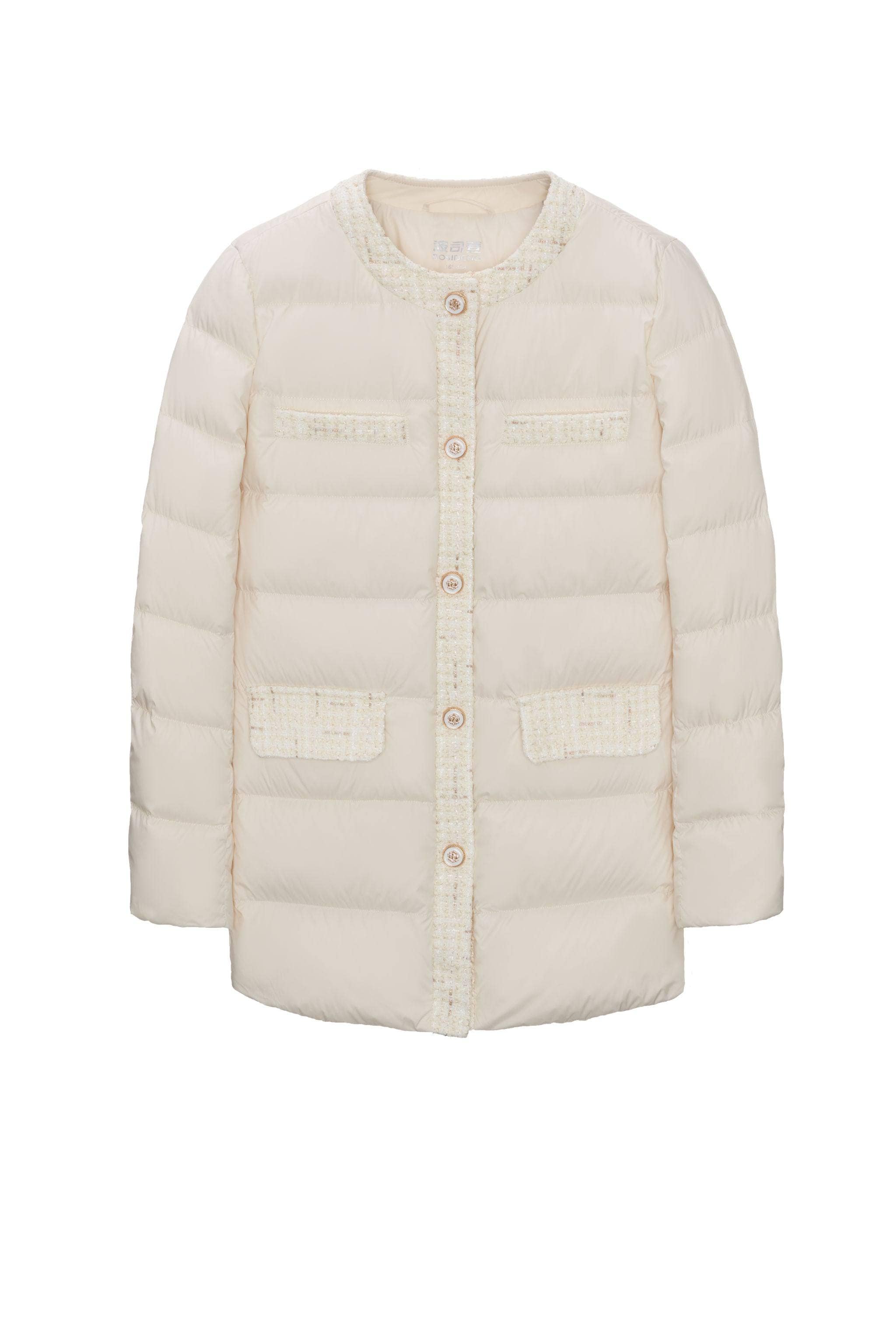 BOSIDENG 2022 Round Collar Goose Down Short Jacket Jacket