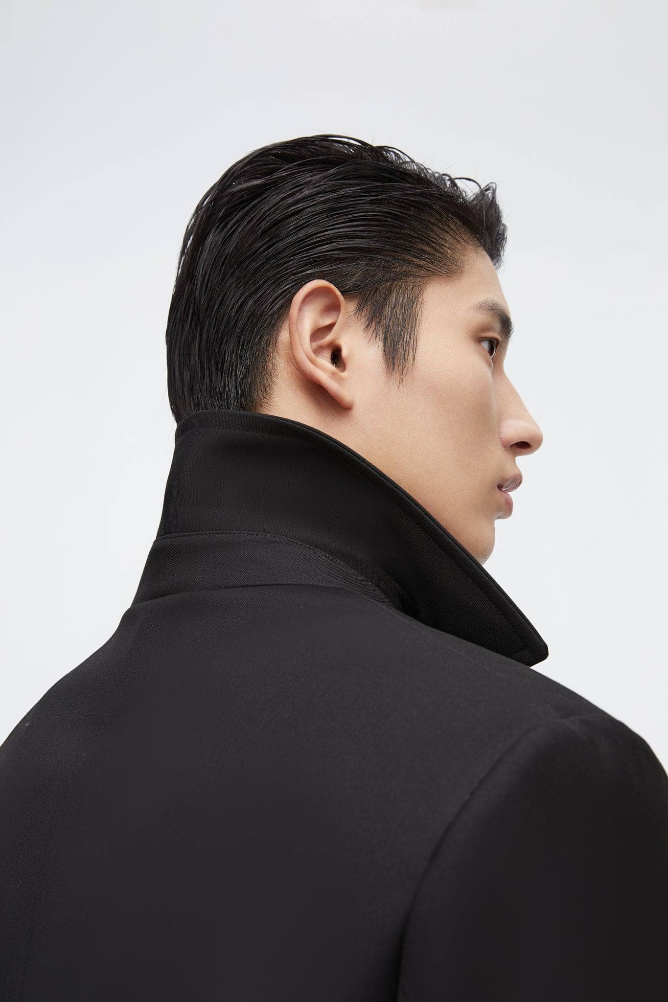 BOSIDENG 2022 Short Detachable Goose Down Trench Coat Jacket