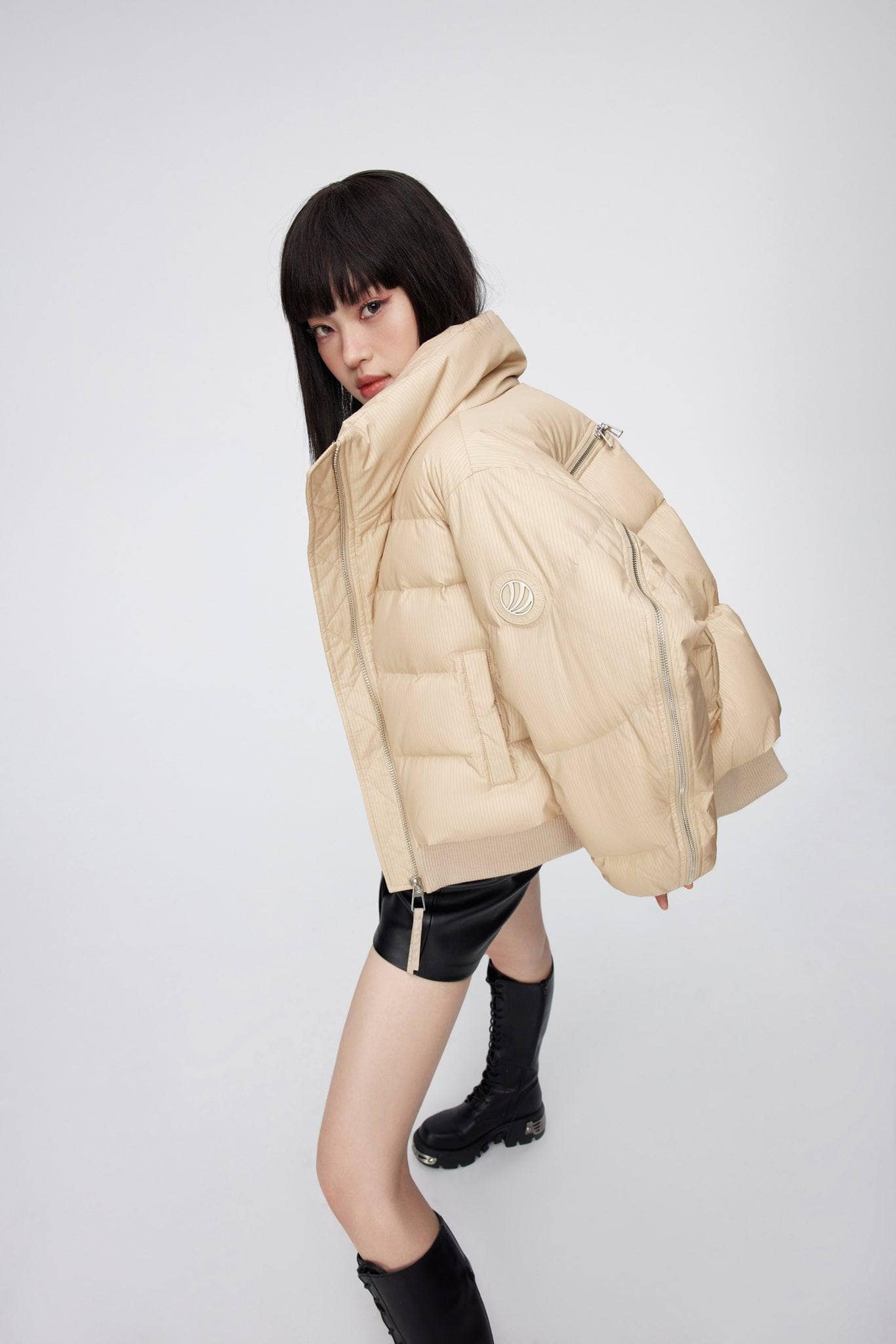 BOSIDENG 2022 Short Down Jacket With Standing Collar Jacket