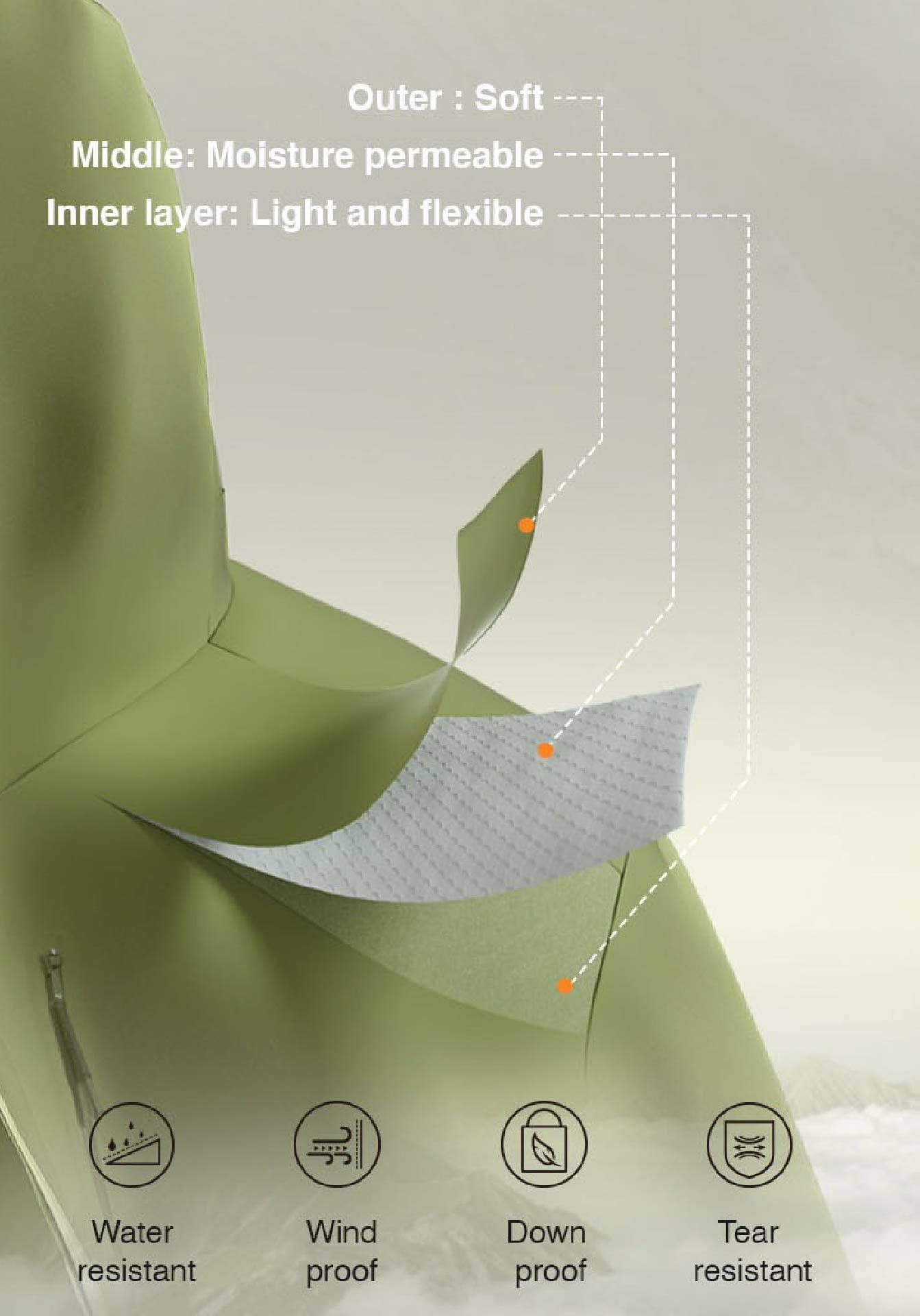 BOSIDENG 2022 Short Hooded Goose Down Jacket