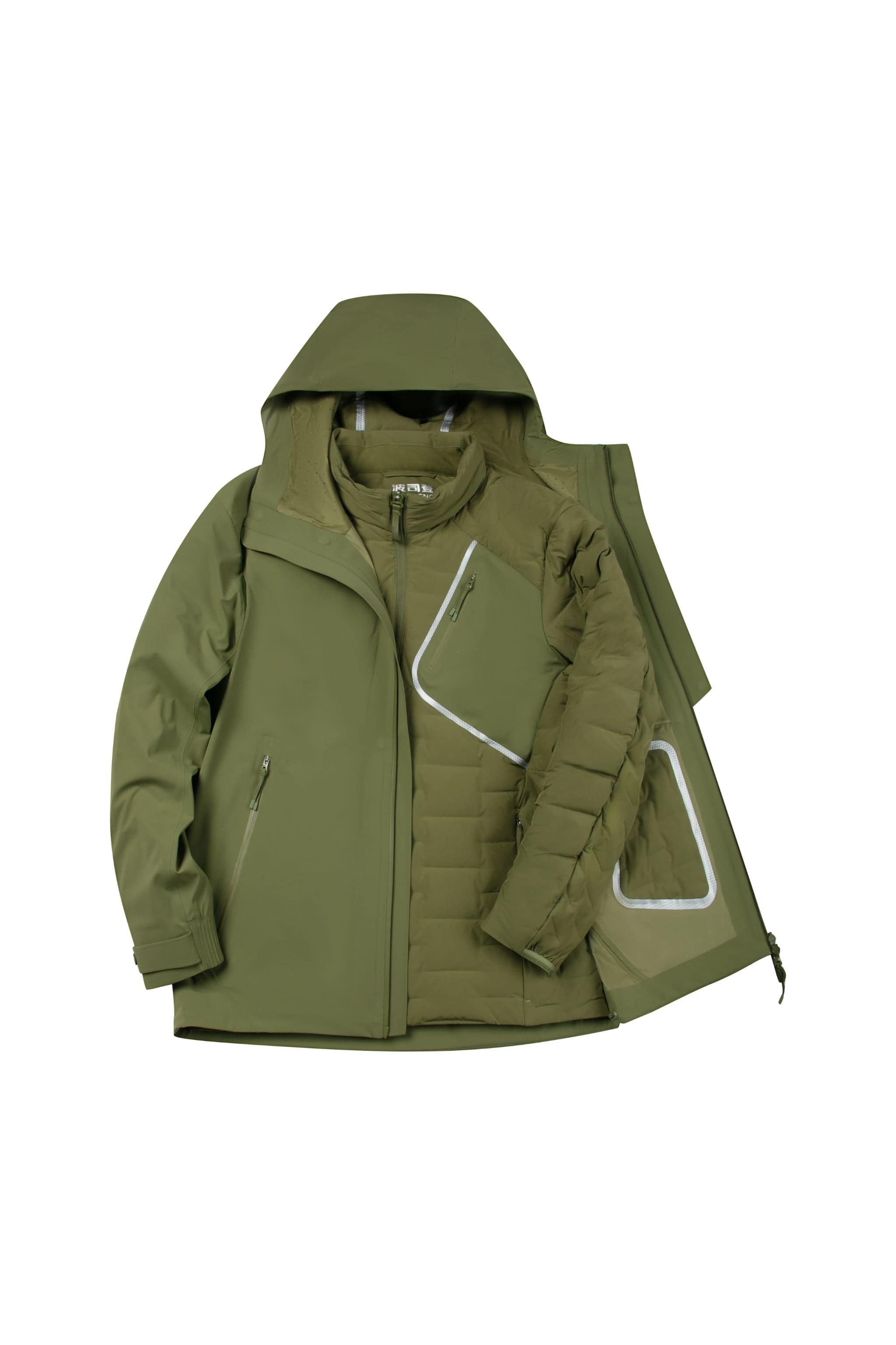 BOSIDENG 2022 Short Hooded Goose Down Jacket