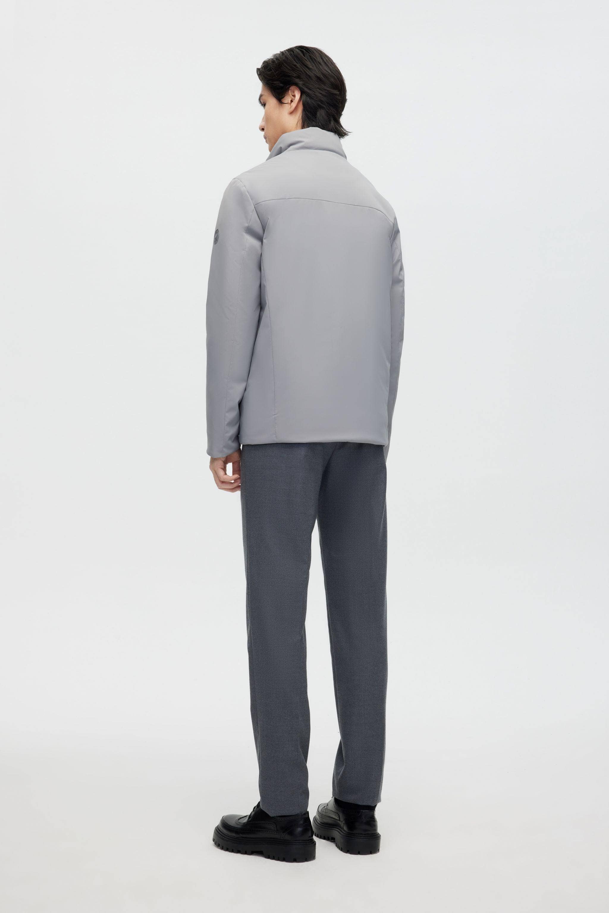 Stand Collar Goose Down Short Trench — Experience ultimate warmth with our deluxe 700+ fill goose down and flawless — view 4