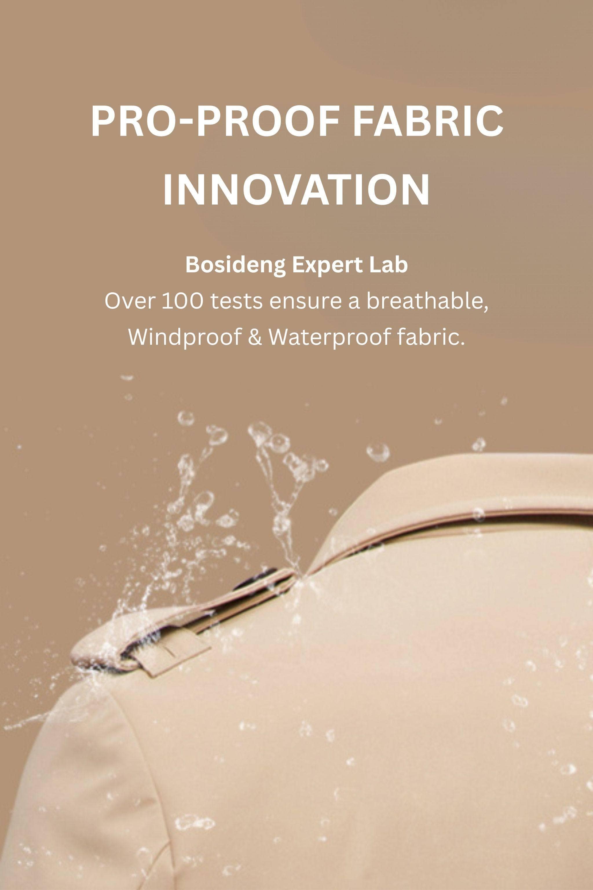 BOSIDENG 2022 Women’s Double Breasted Short Trench Jacket