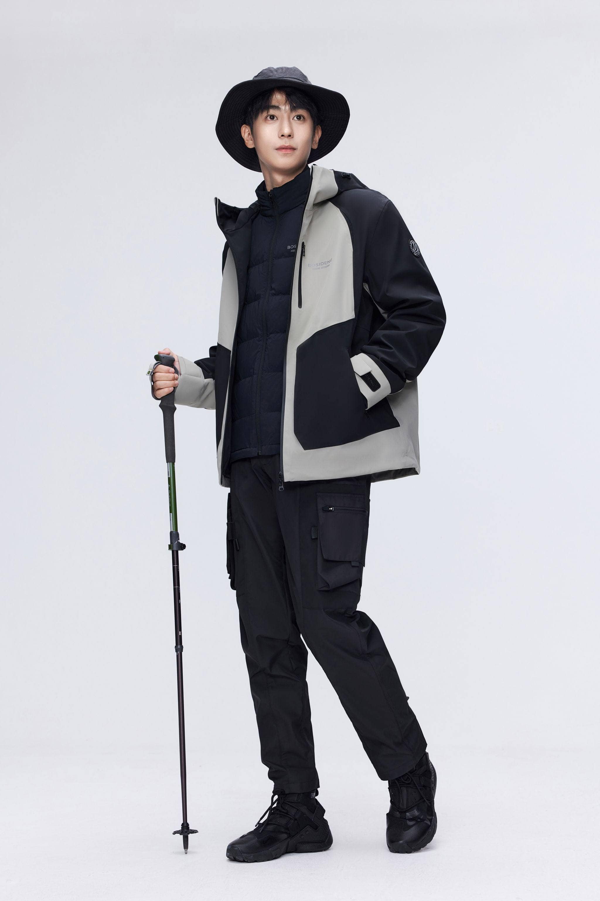 BOSIDENG 2023 3 in 1 All Weather Goose Down Jacket Jacket