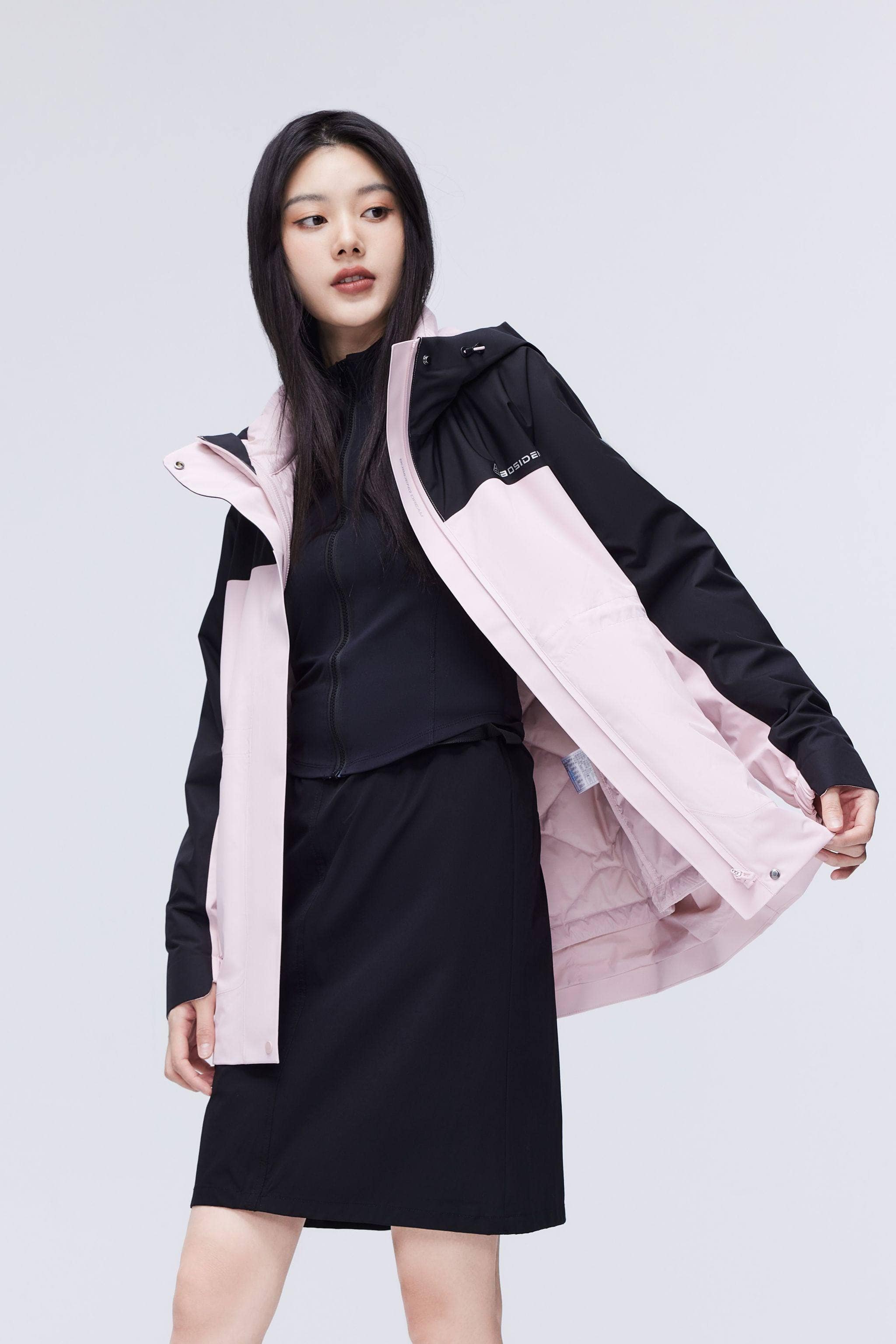 BOSIDENG 2023 3 in 1 All-Weather Goose Down Parka 2402 Jacket