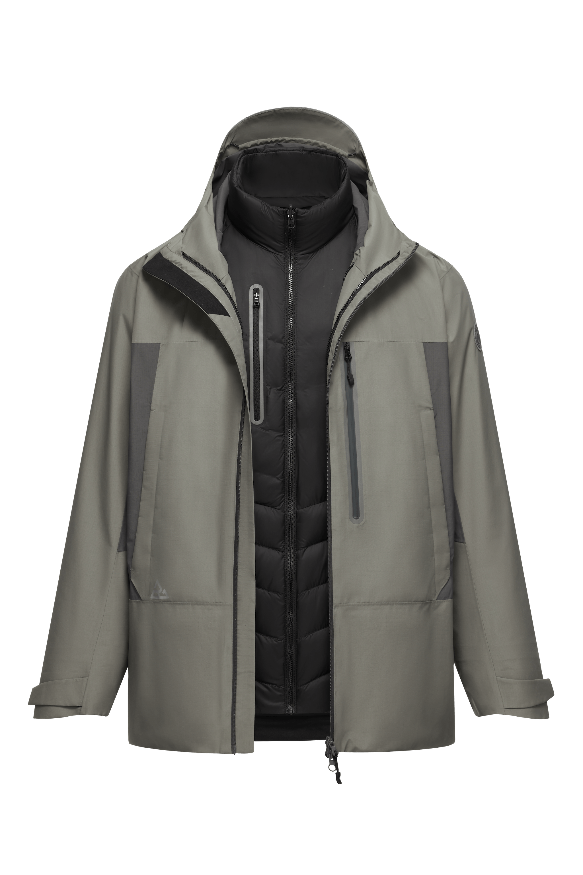3 in 1 All Weather Goose Down Parka 2420 — Explore our 3-in-1 All-Weather Jacket, meticulously crafted to excel in all — view 18; waterproof, windproof