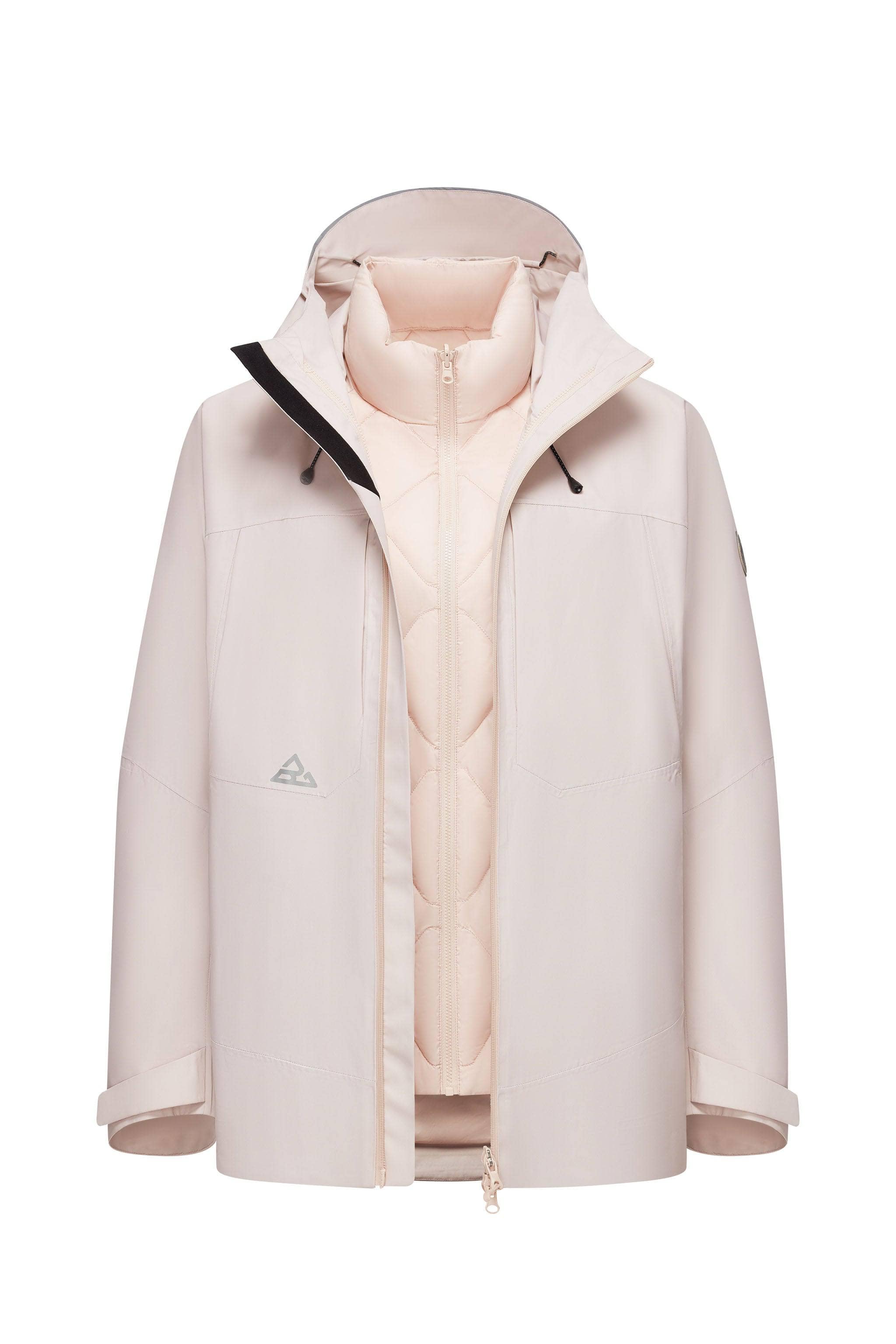 3 in 1 All Weather Goose Down Parka — Explore our 3-in-1 All-Weather Jacket, meticulously crafted to excel in all — view 6; waterproof, windproof