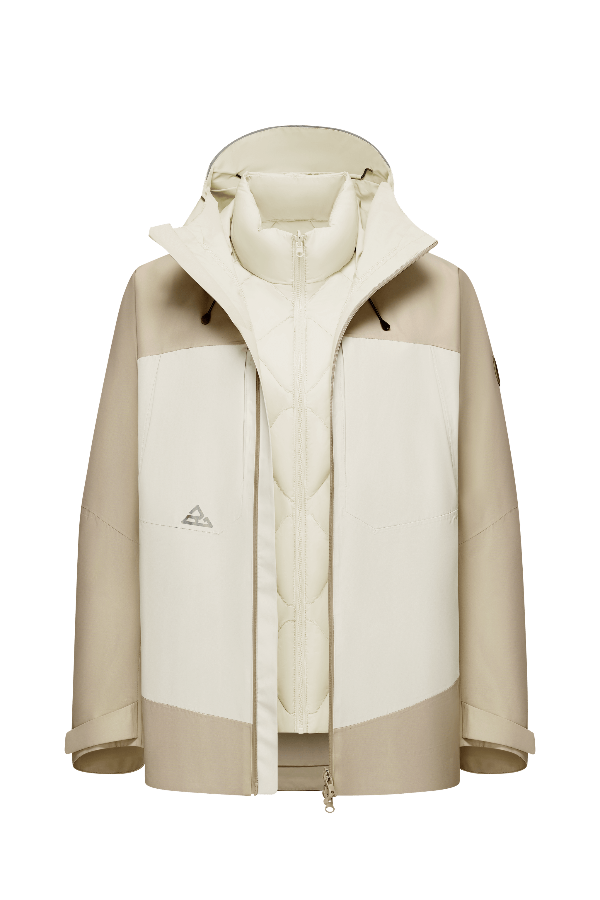 3 in 1 All Weather Goose Down Parka — Explore our 3-in-1 All-Weather Jacket, meticulously crafted to excel in all — view 9; waterproof, windproof