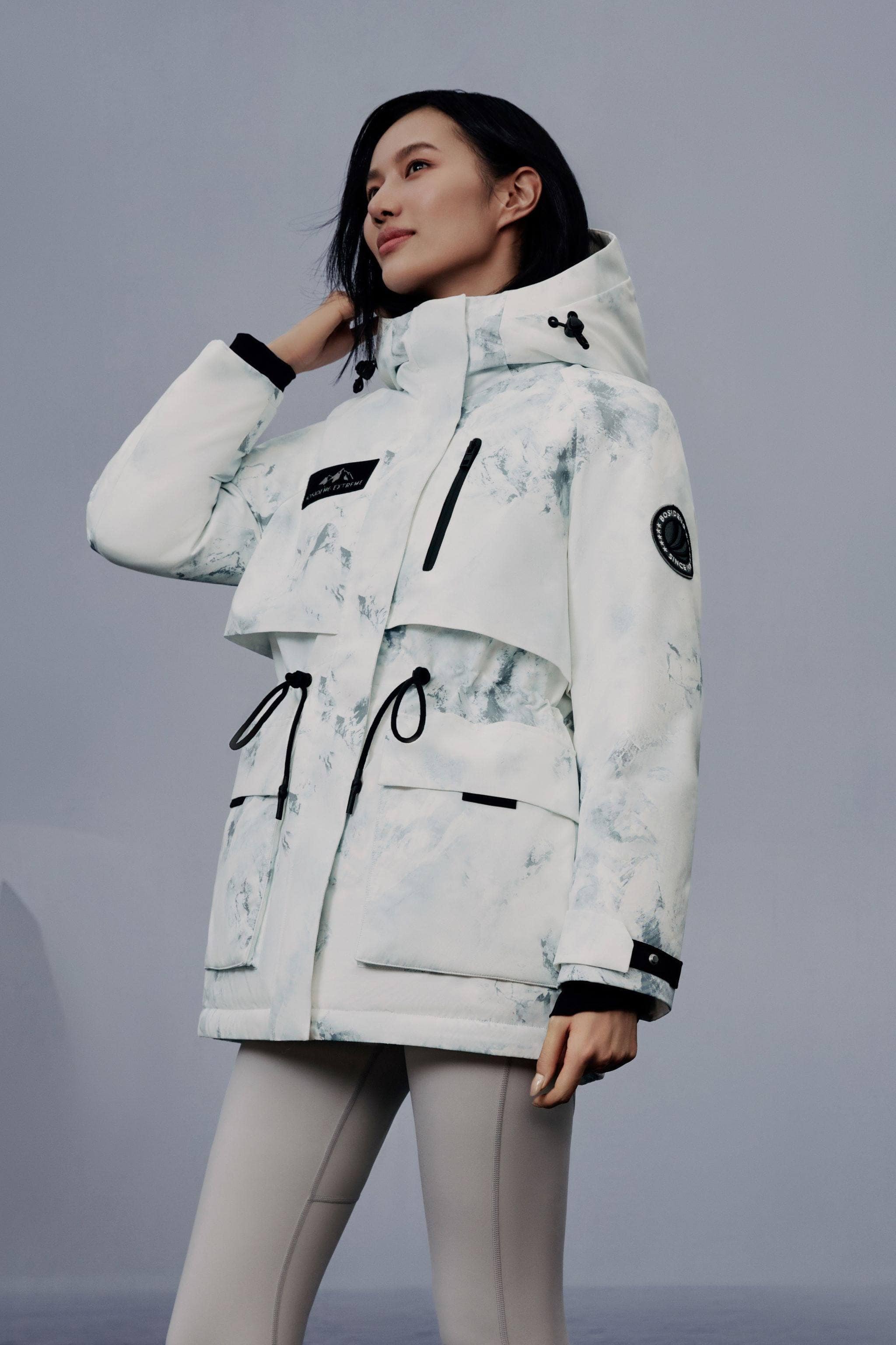Women's Light Extreme Goose Down Jacket 2322 — Stay warm in the harshest conditions with the Extreme Goose Down Jacket in Icy White, sizes 4–16; waterproof, windproof