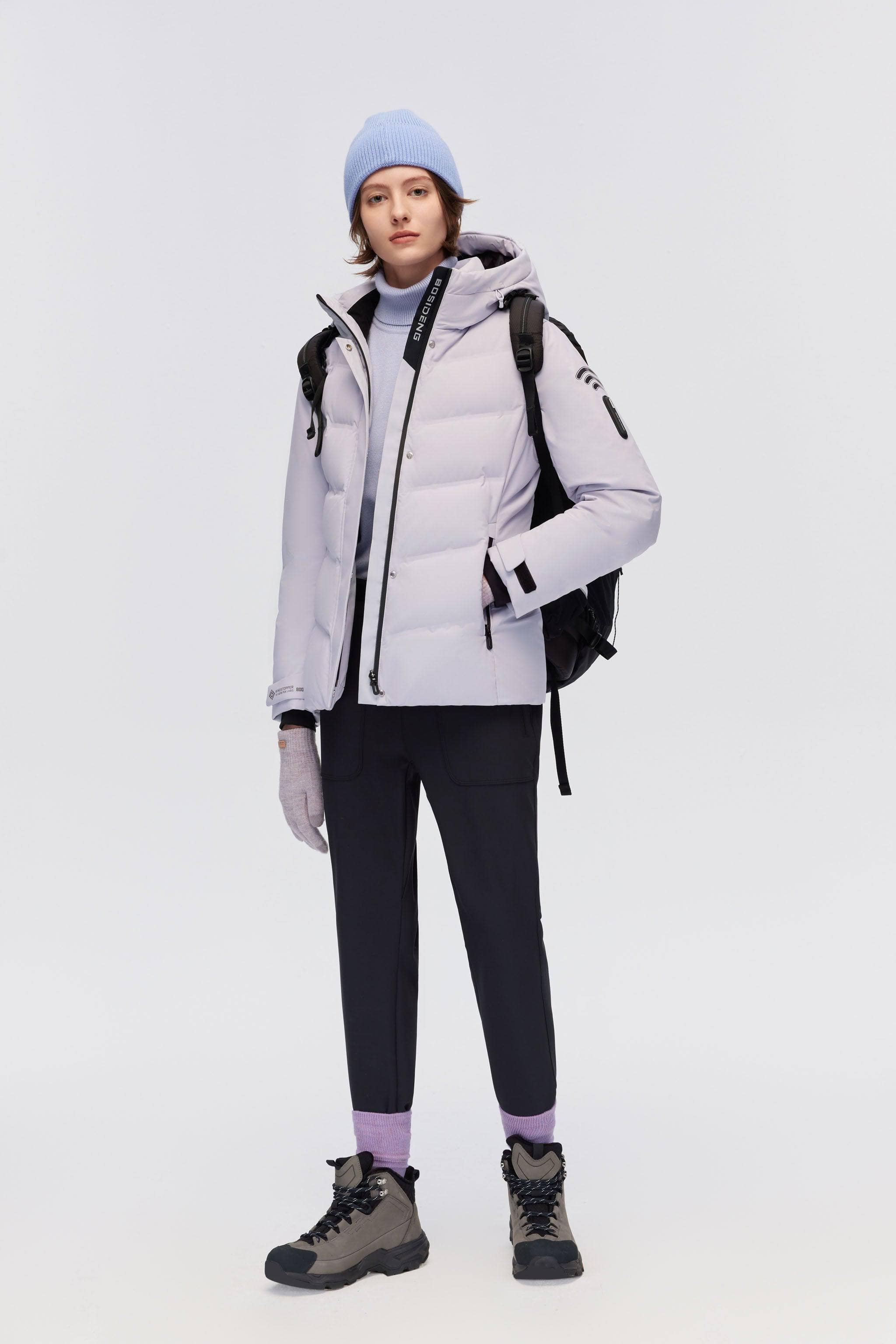 BOSIDENG 2023 Women's GORE-TEX® Goose Down Jacket Jacket 4 / Iris Purple
