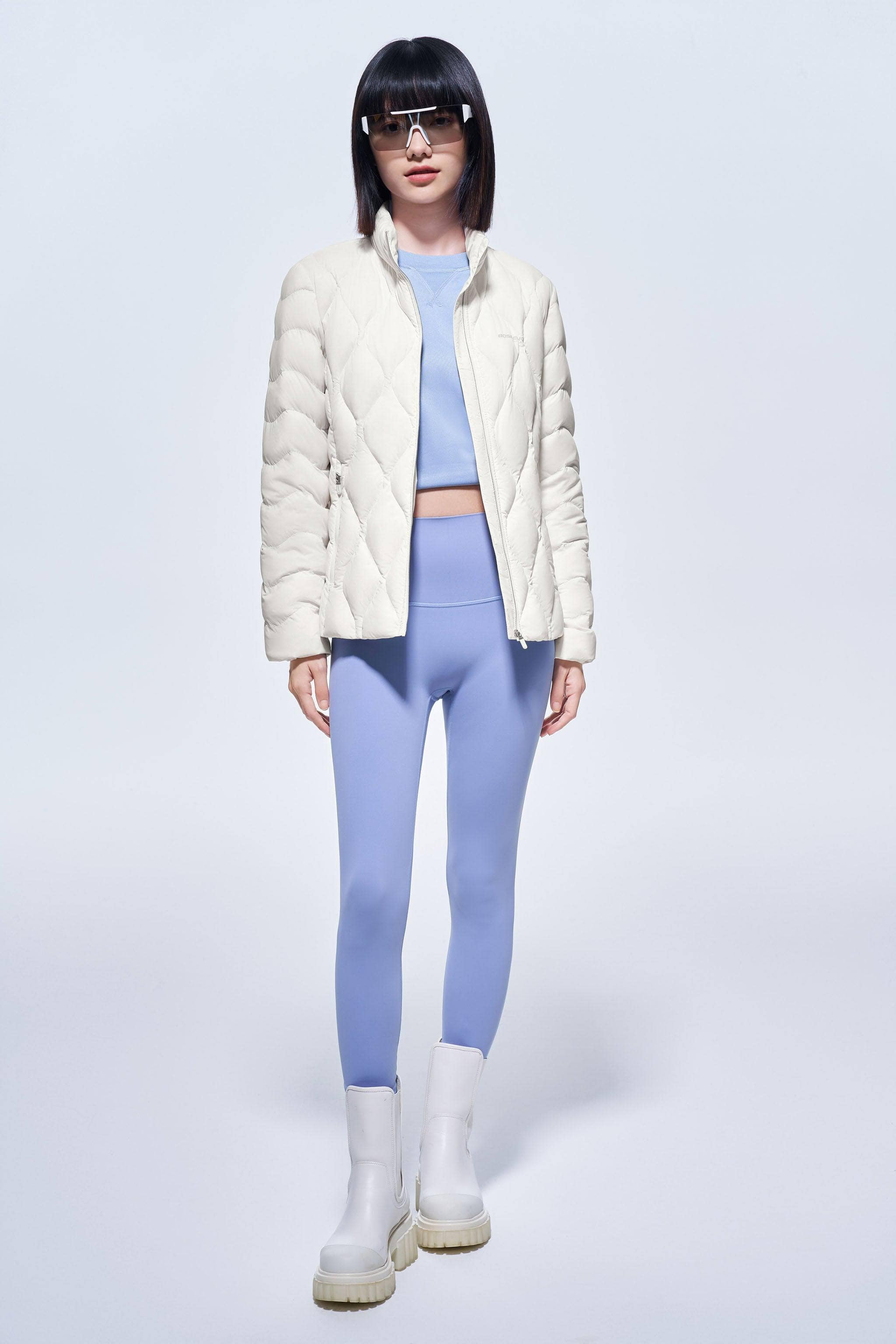 BOSIDENG 2023 Women's Goose Down Ultralight Jacket Jacket 4 / White