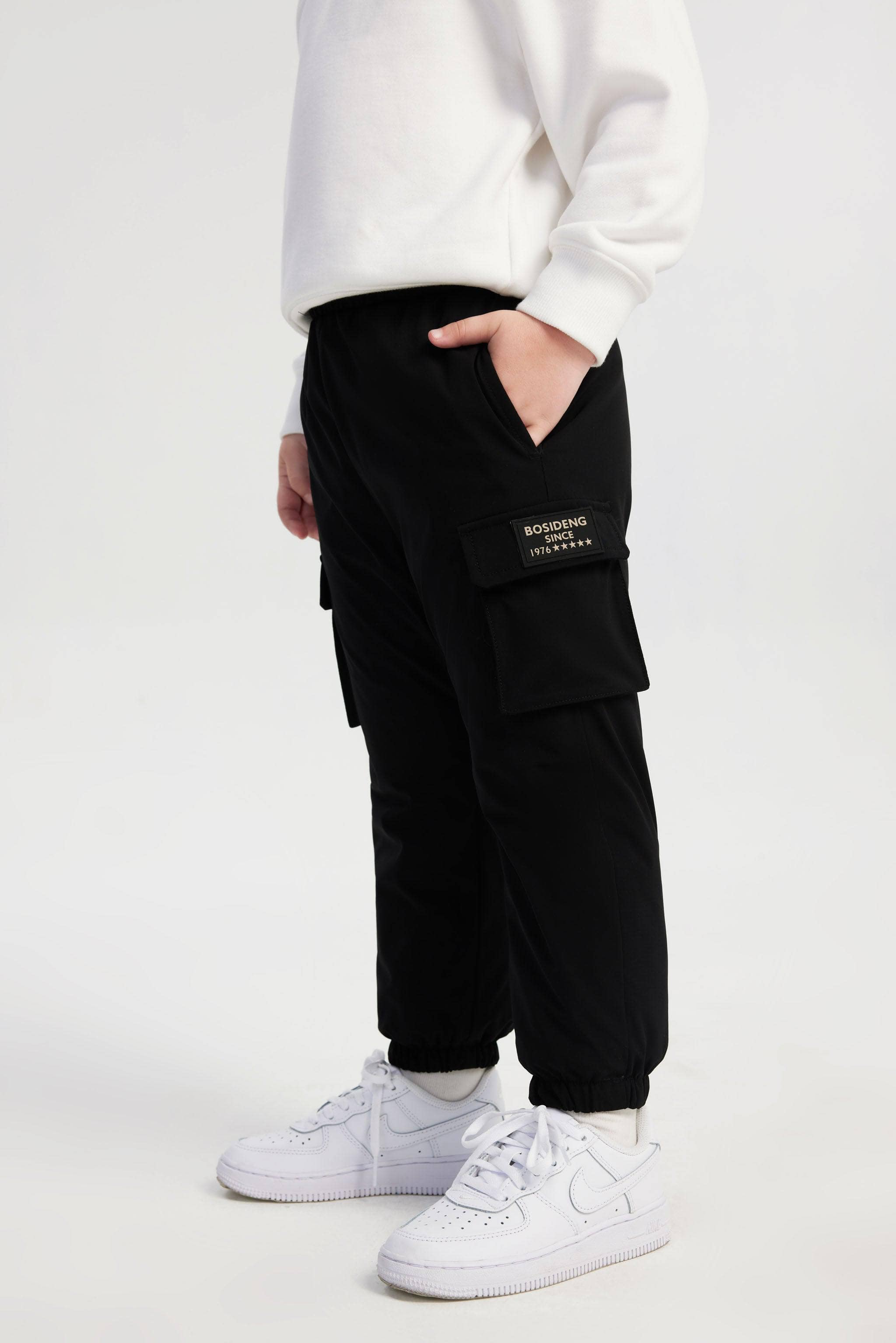 BOSIDENG 2023 Kidss Down Insulated Trousers 7-8Y / Black