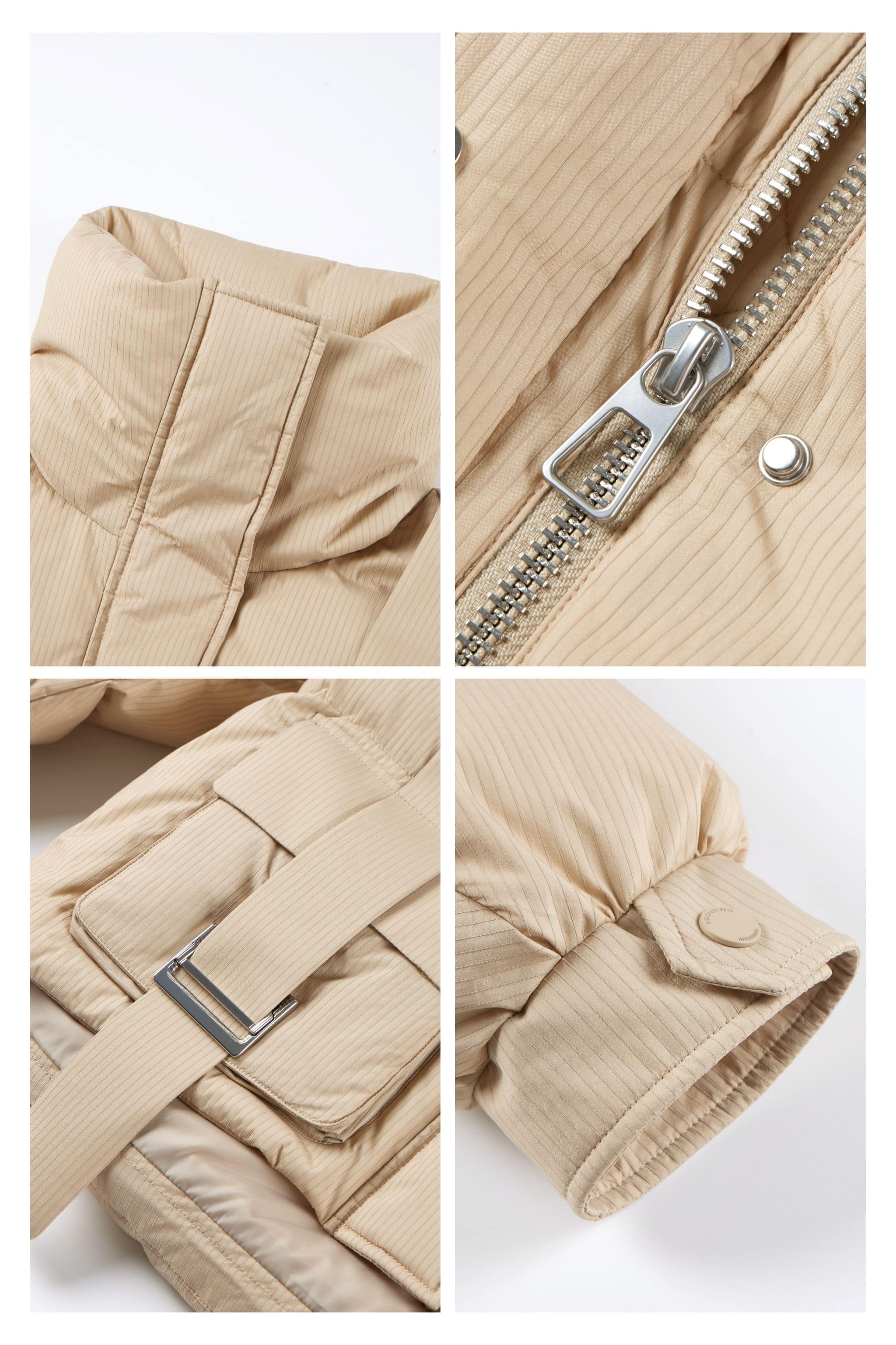 BG Collection Oversized Down Jacket — High-quality 680+ duck down for consistent warmth — view 4; waterproof, windproof