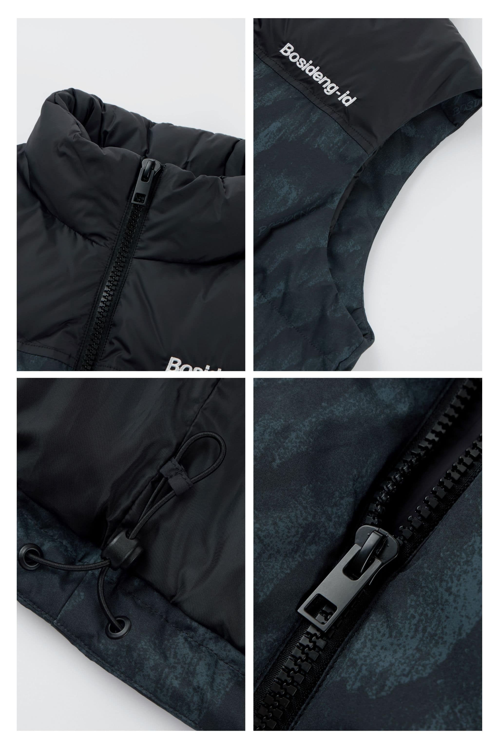 Classic Down Gilet 3370 — piece offers consistent and optimal warmth, featuring a protective fleece inner neckline — view 4