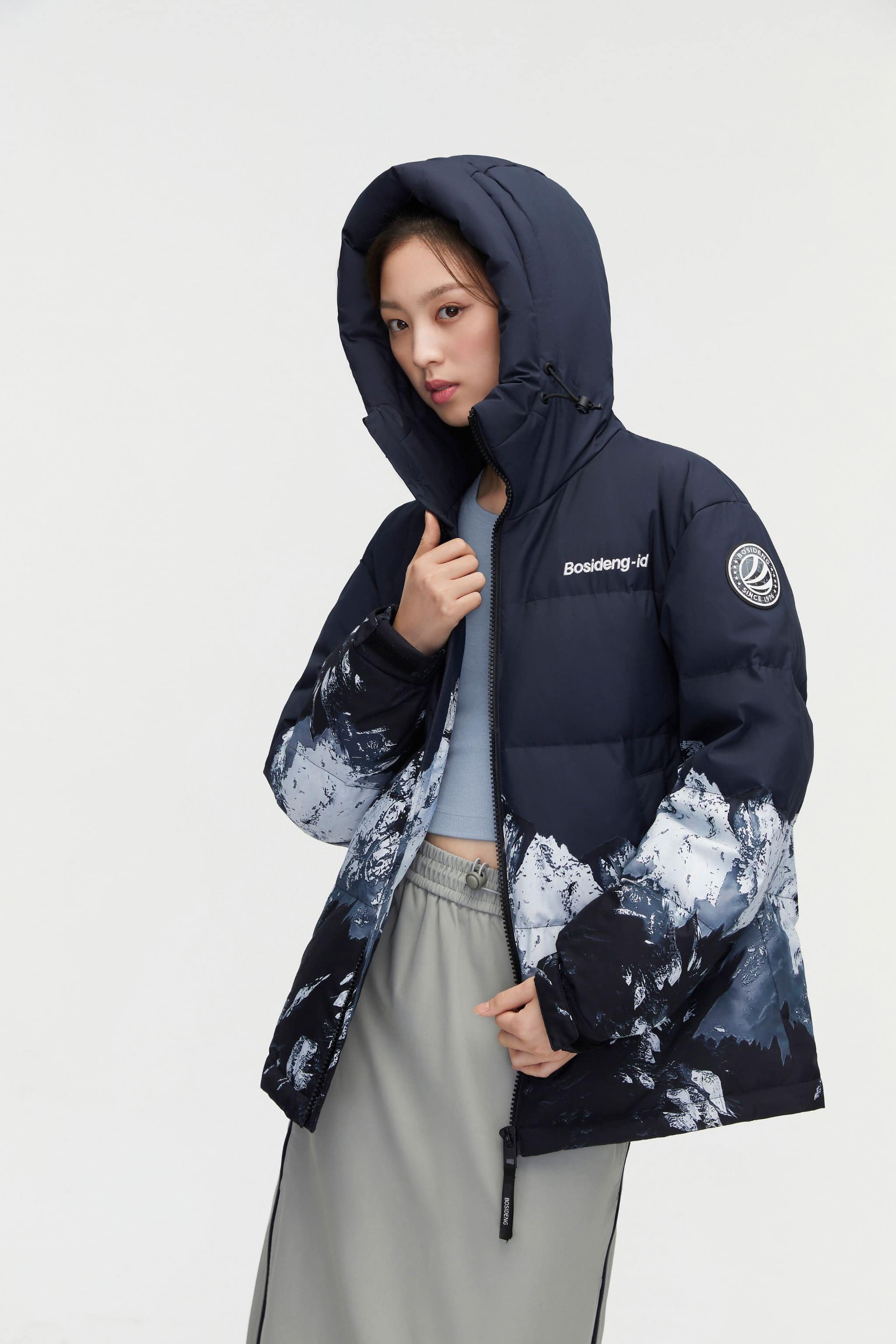 BOSIDENG 2023 Classic Down Jacket with Hood 3330 Jacket